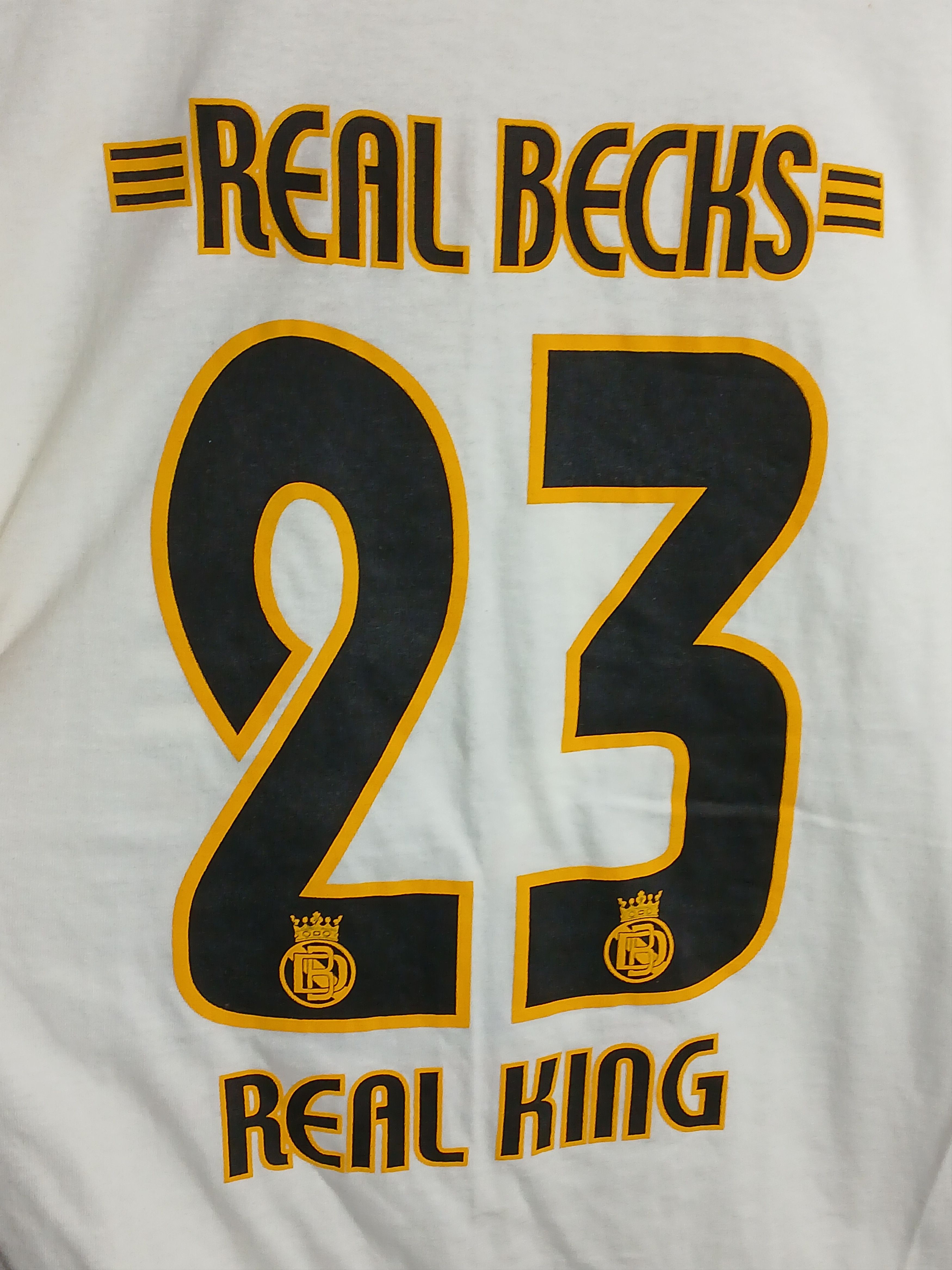 David Beckham Real Madrid David Beckham Football T-Shirt Size US M / EU 48-50 / 2 - 3 Thumbnail