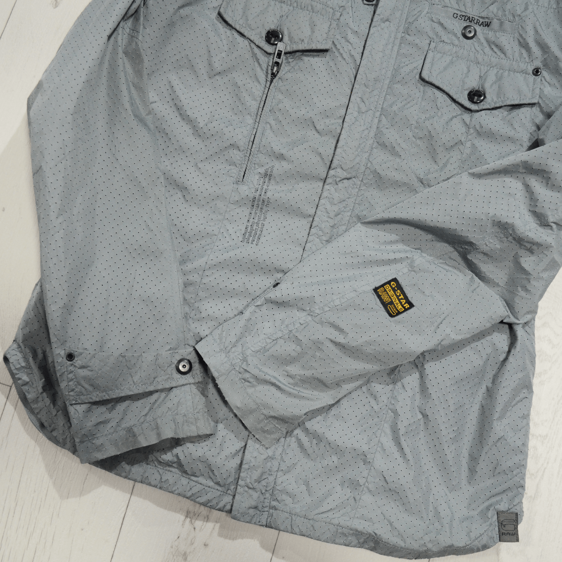 G-Star G-star Raw Light Grind Perfor Jacket Hooded Size L-M Gray Size US L / EU 52-54 / 3 - 8 Thumbnail