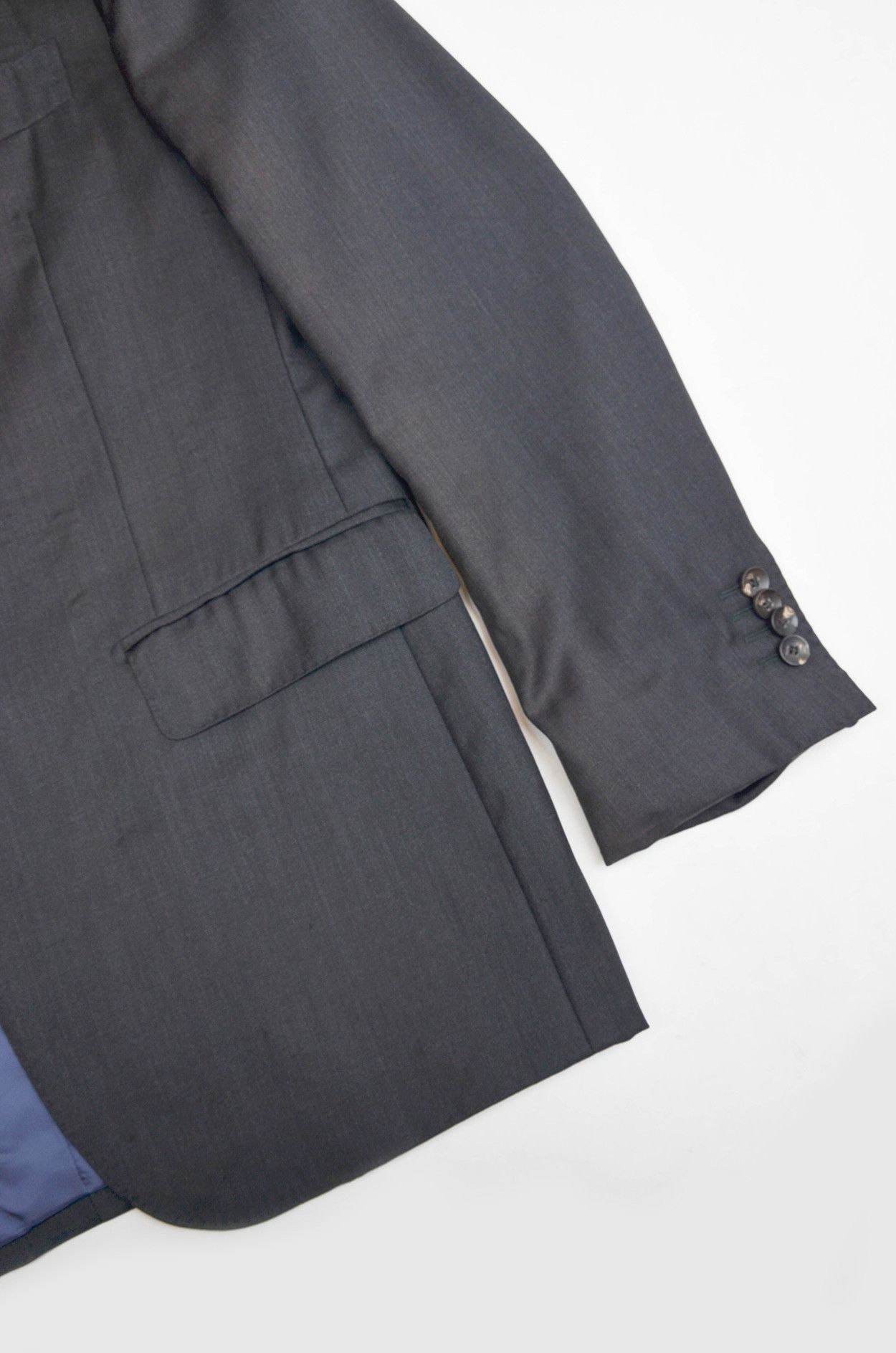 Designer Suitsupply Napoli Blazer Super 110s Wool Classic - 44 Size 50R - 4 Thumbnail