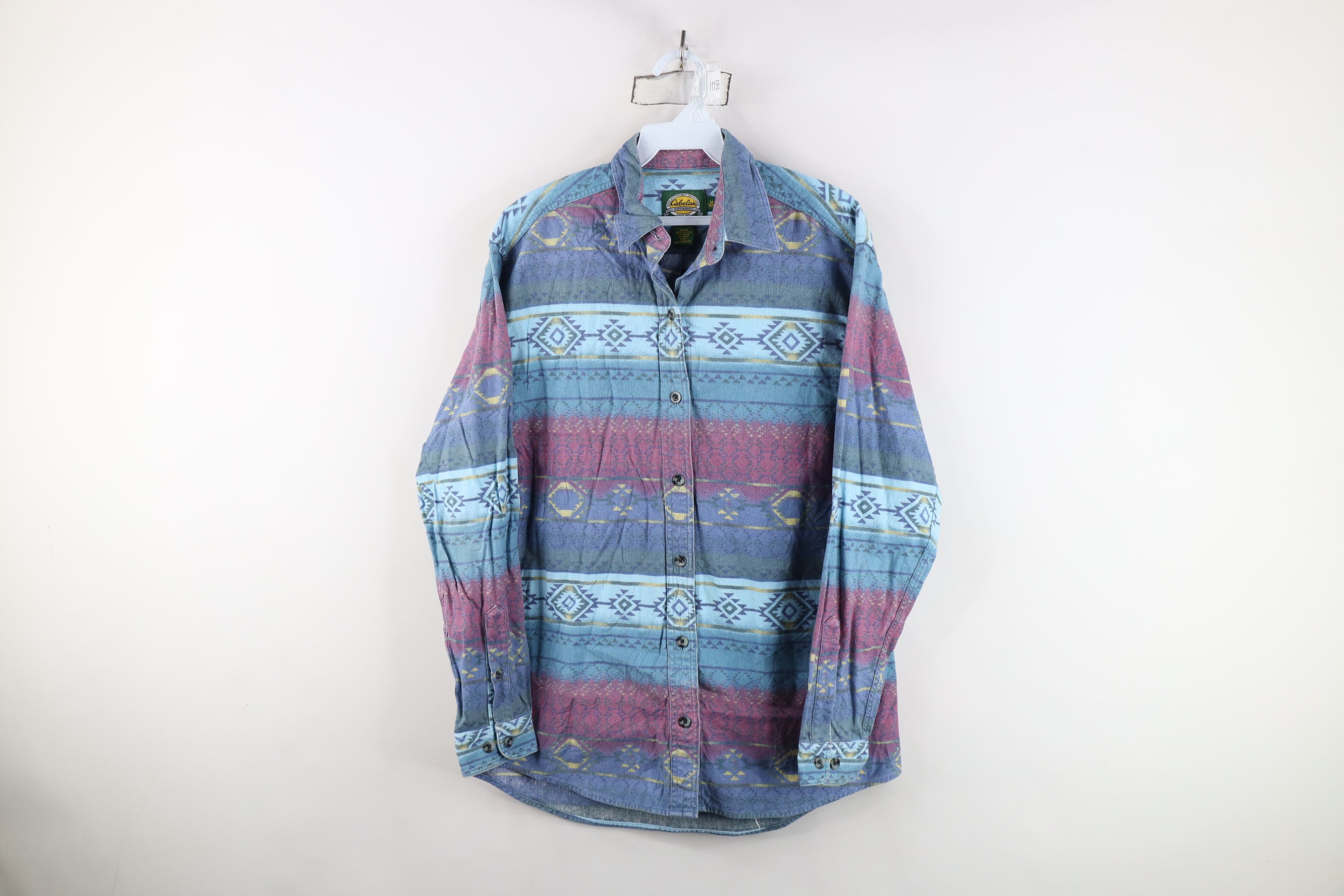 Cabelas Vintage 90s Cabelas Southwestern Chamois Cloth Button Shirt Size M / US 6-8 / IT 42-44 - 1 Thumbnail