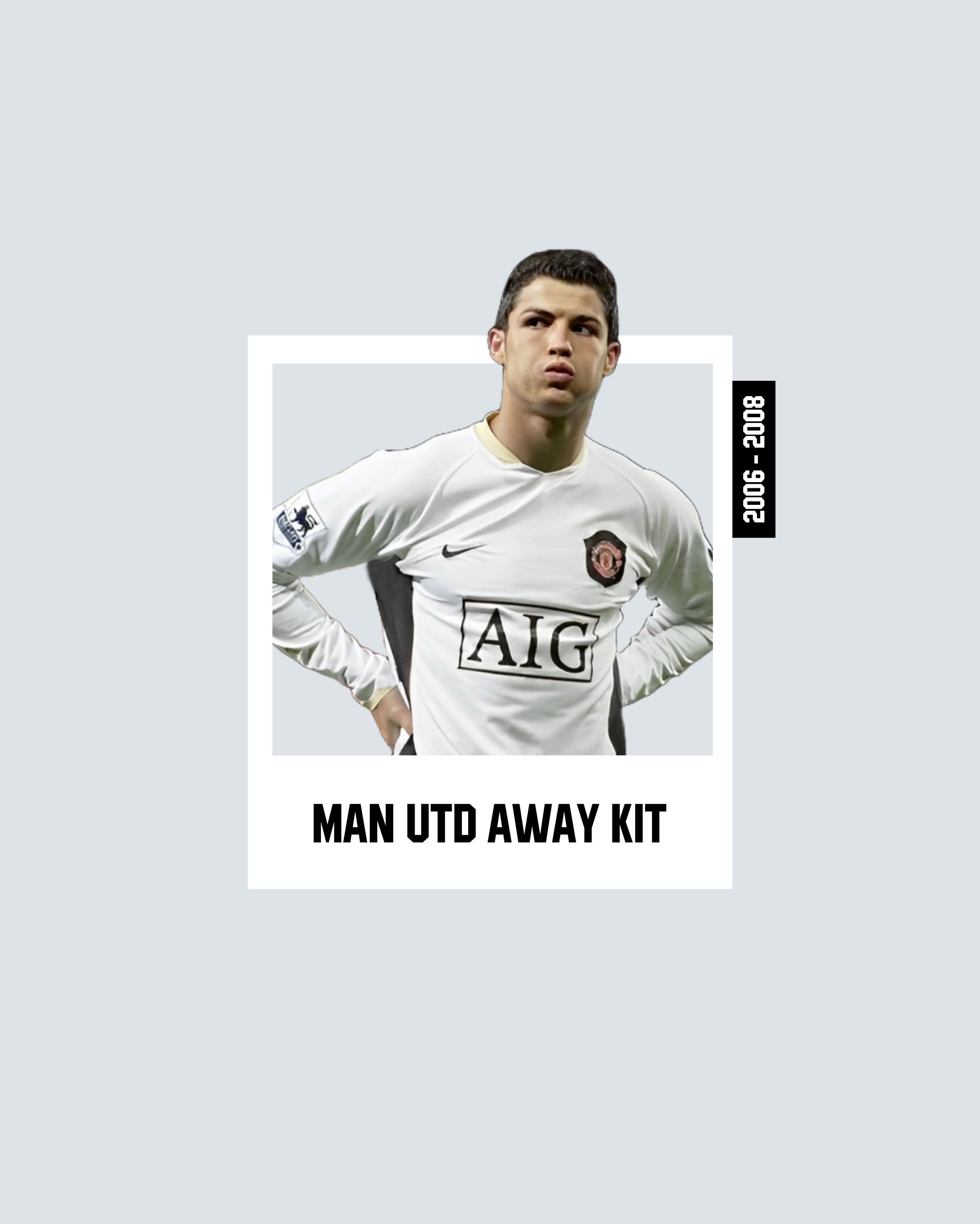 Nike Manchester United Away Kit 2006 2007 2008 Size US M / EU 48-50 / 2 - 9 Thumbnail