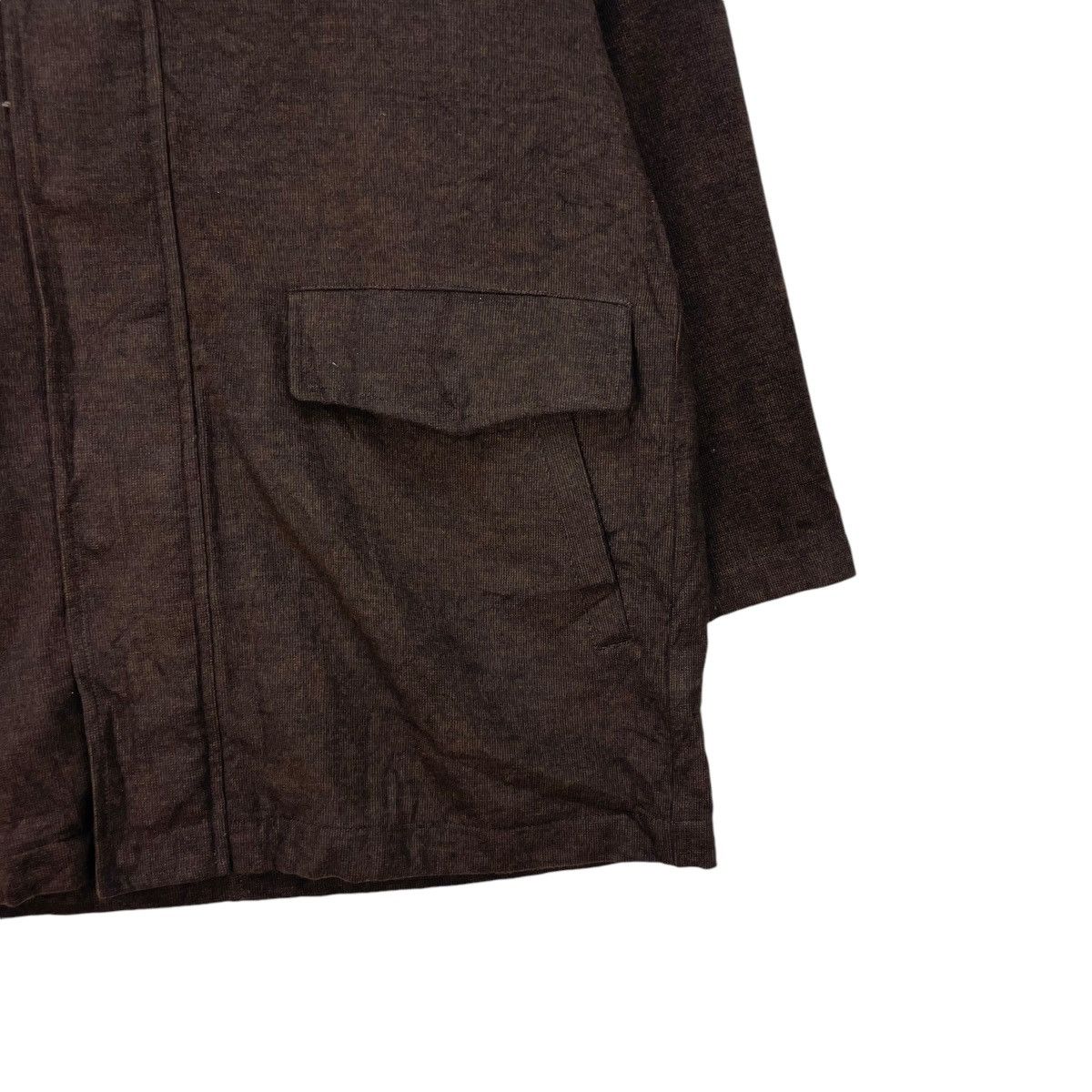 Autumn Cashmere × Designer 💥Vintage Intermezzo i Tessuti italy Long Coat Jacket Size US L / EU 52-54 / 3 - 7 Thumbnail