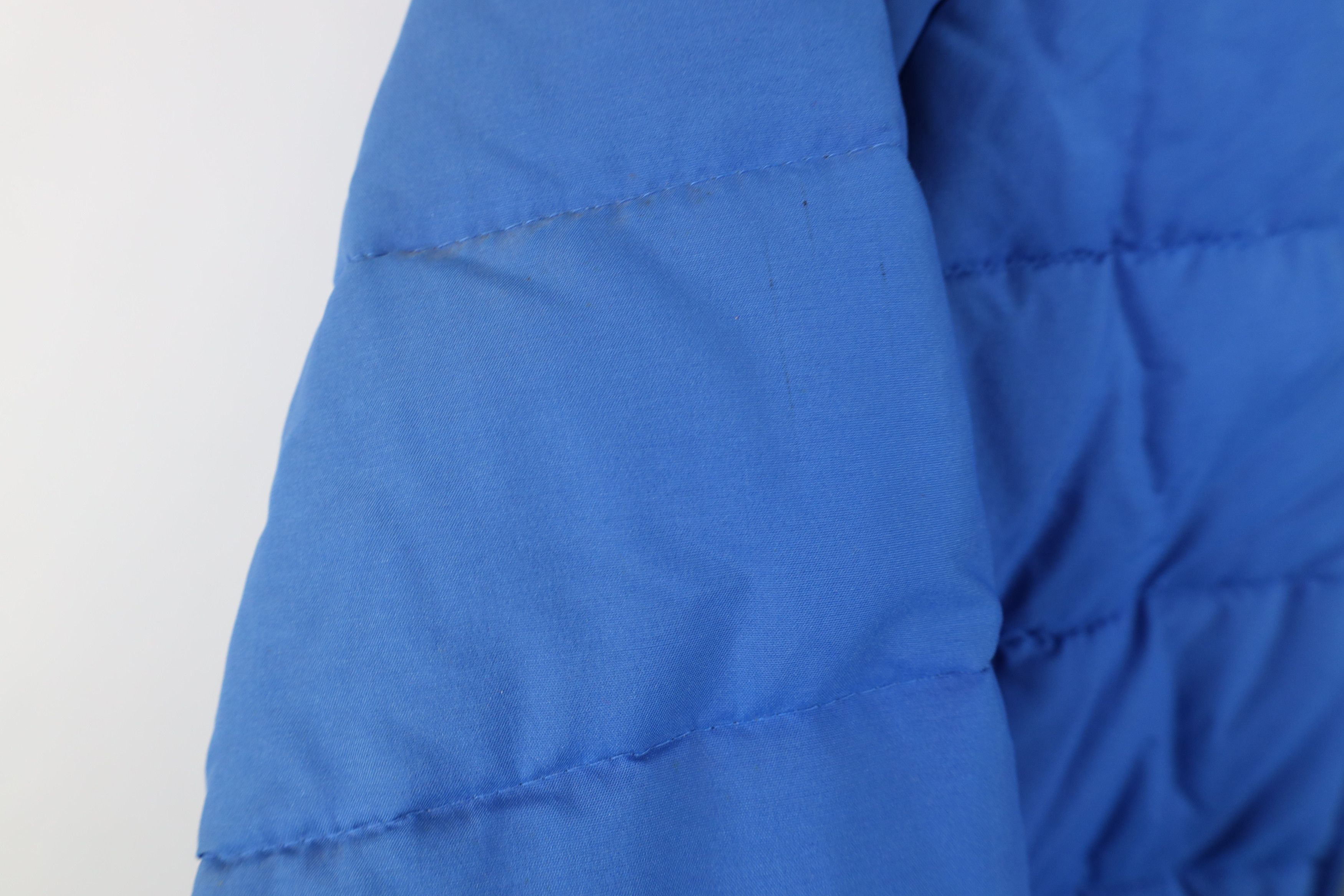 Vintage Vintage 70s Streetwear Full Zip Puffer Jacket Royal Blue Size US XXL / EU 58 / 5 - 6 Thumbnail
