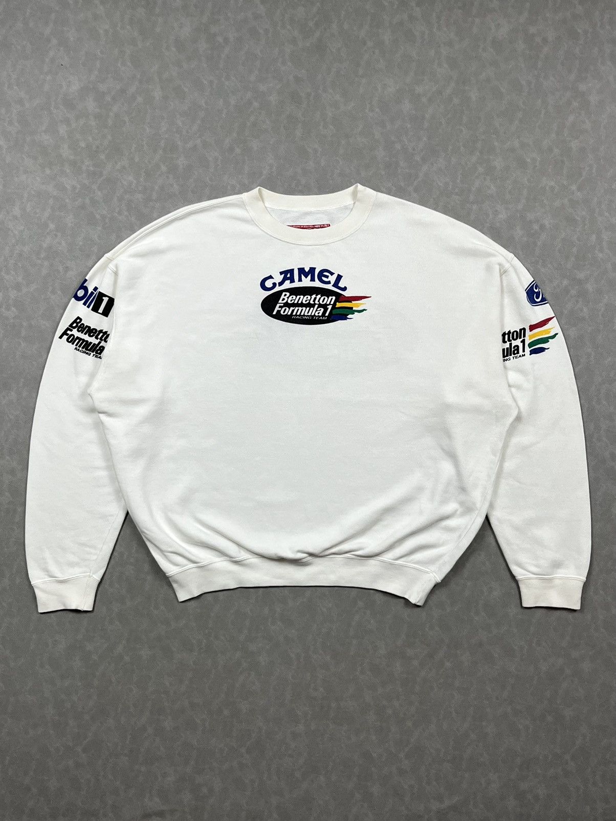 Benetton 90s Benetton Camel F1 racing team sweatshirt Size US L / EU 52-54 / 3 - 2 Thumbnail