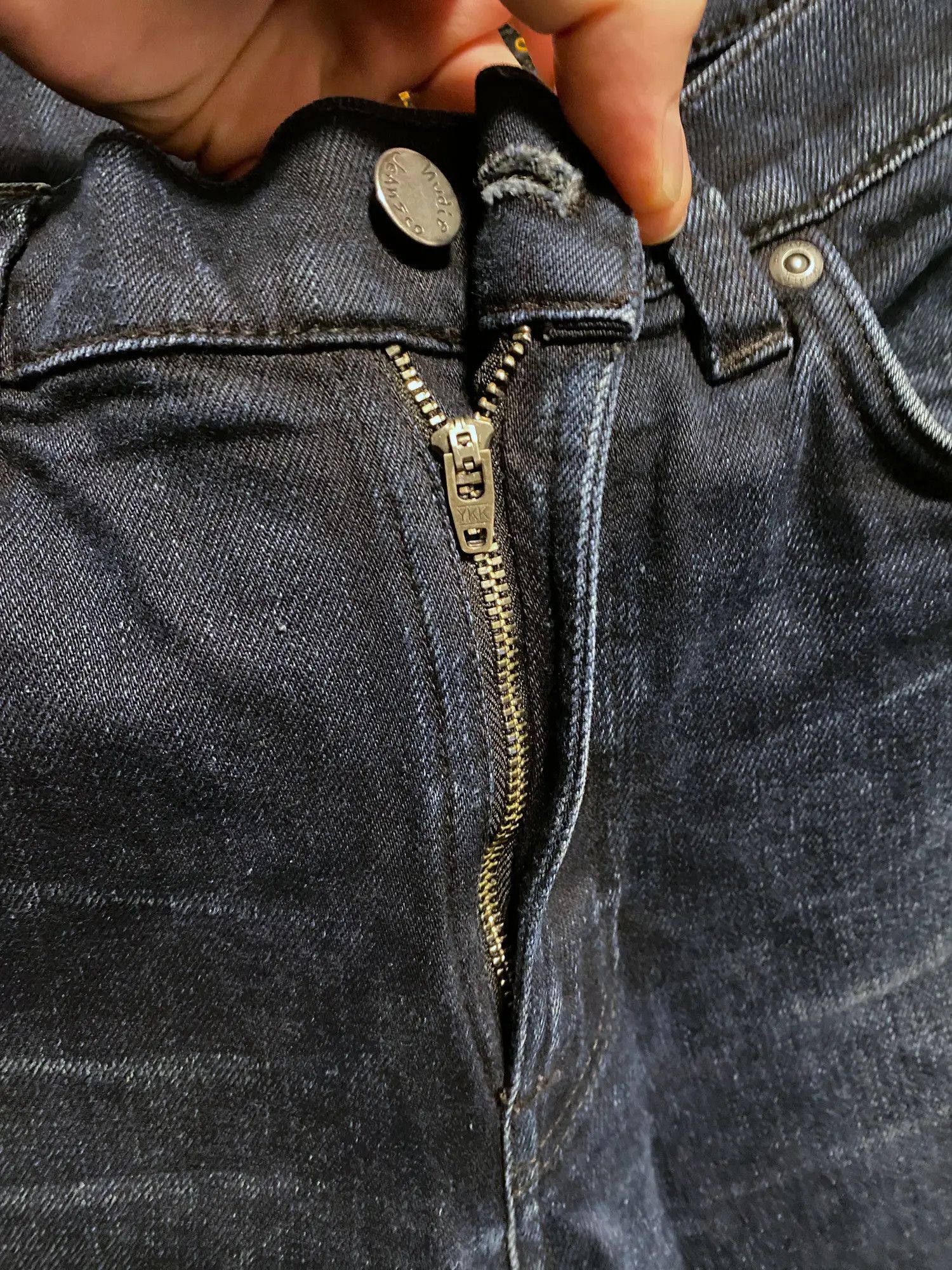 Nudie Jeans Nudie Jeans Lean Dean Black NBlue denim jeans size W 33 L 32 Size US 33 - 7 Thumbnail