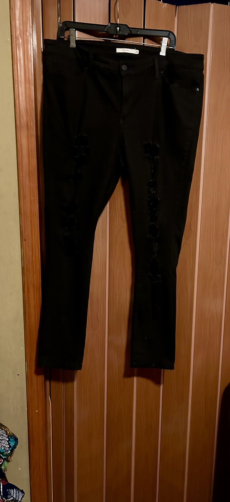 Levi's Levi’s 711 black skinny jeans Size 34" / US 12 / IT 48 - 4 Thumbnail