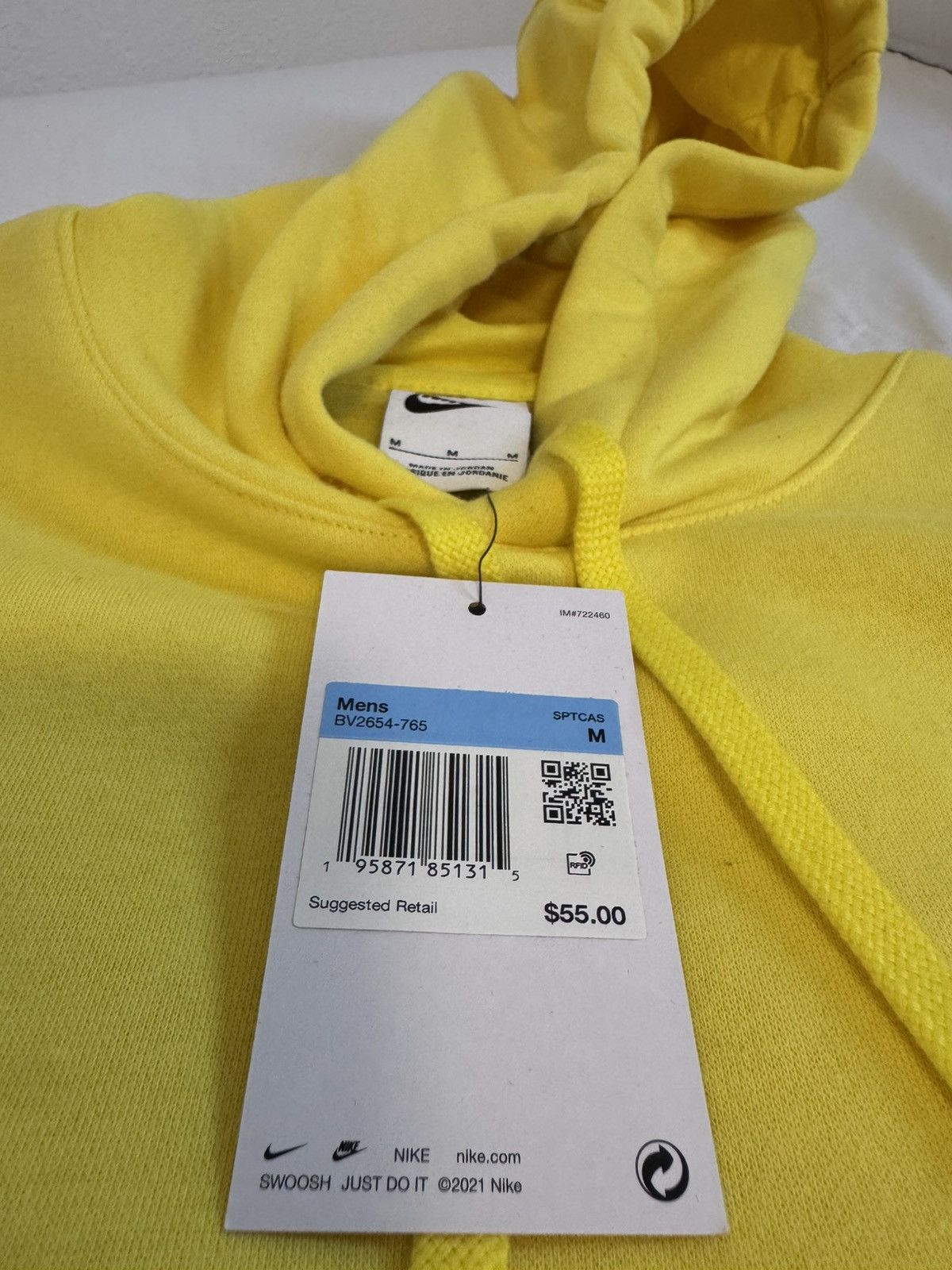 Nike Nike Yellow Hoodie Size US M / EU 48-50 / 2 - 2 Thumbnail