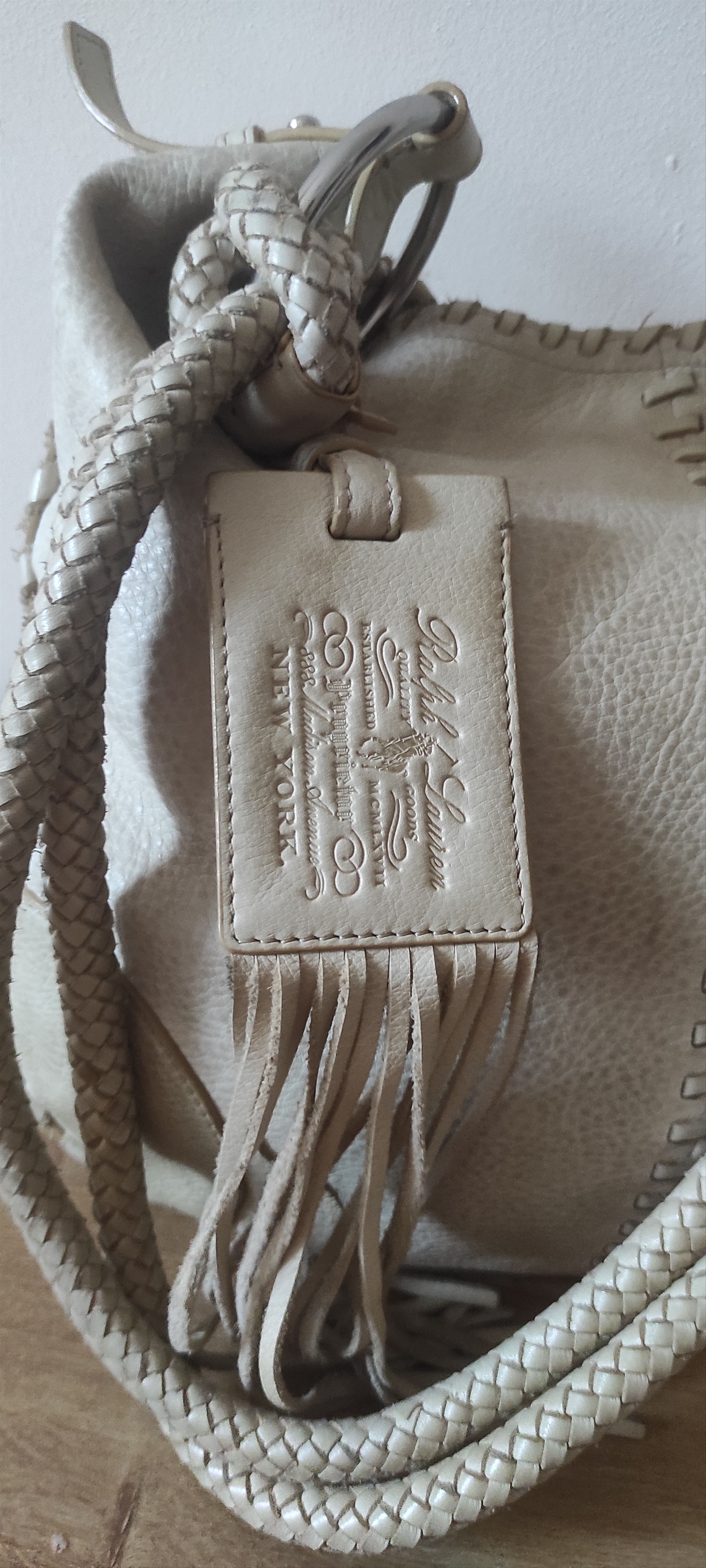 Polo Ralph Lauren Polo Ralph Lauren Large Fringe Hobo Leather Shoulder Bag Size ONE SIZE - 17 Thumbnail