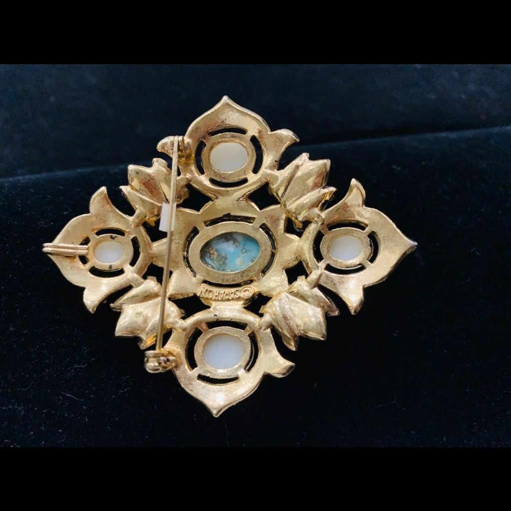Vintage Sarah Co Vintage silver brooches with pearls Size ONE SIZE - 3 Thumbnail