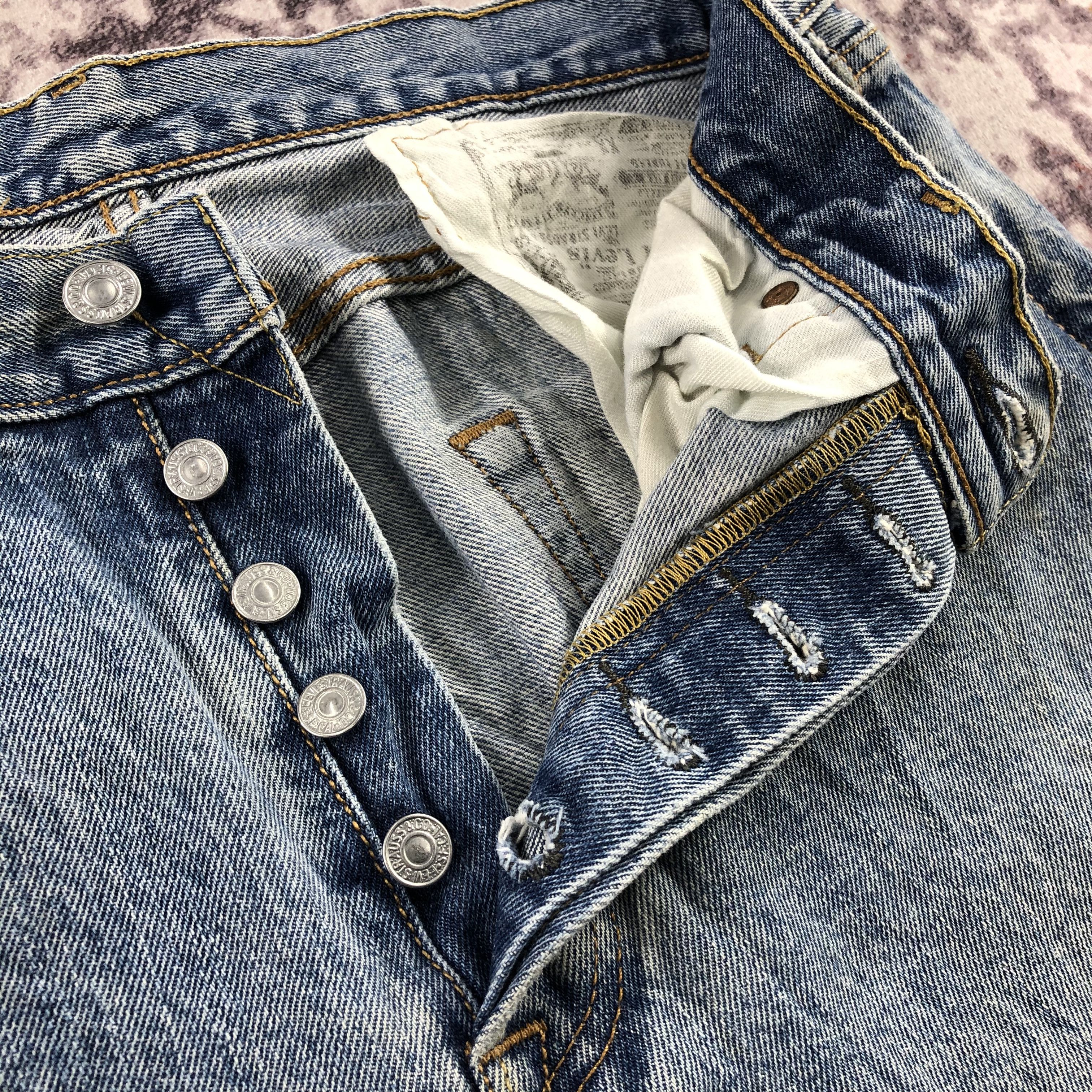 Levi's × Vintage Vintage Blue Wash Levis 501 Jeans-JM2989 Size US 32 / EU 48 - 9 Thumbnail