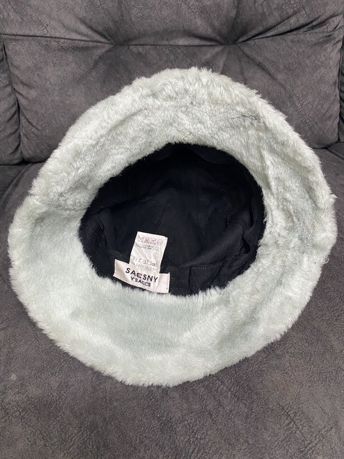 Y's × Yohji Yamamoto Yohji Yamamoto Sacsny Y'saccs Faux fur Lining Wool Hat Size ONE SIZE - 4 Thumbnail