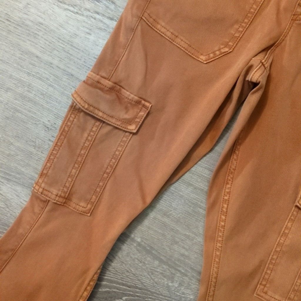 Spanx Spanx tan cargo pull on denim pants size XS Size 24" / US 00 / IT 34 - 2 Thumbnail