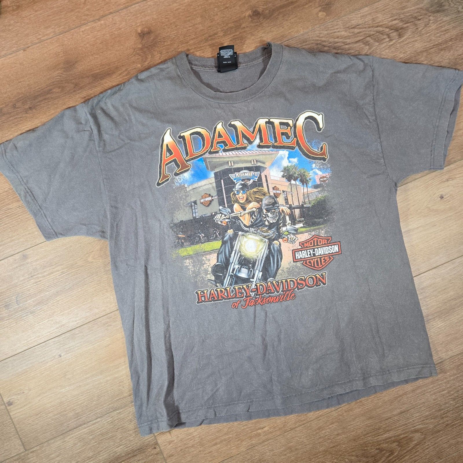 Harley Davidson Harley-Davidson FL T-Shirt Men’s XL Biker Skeleton Size US XL / EU 56 / 4 - 3 Thumbnail