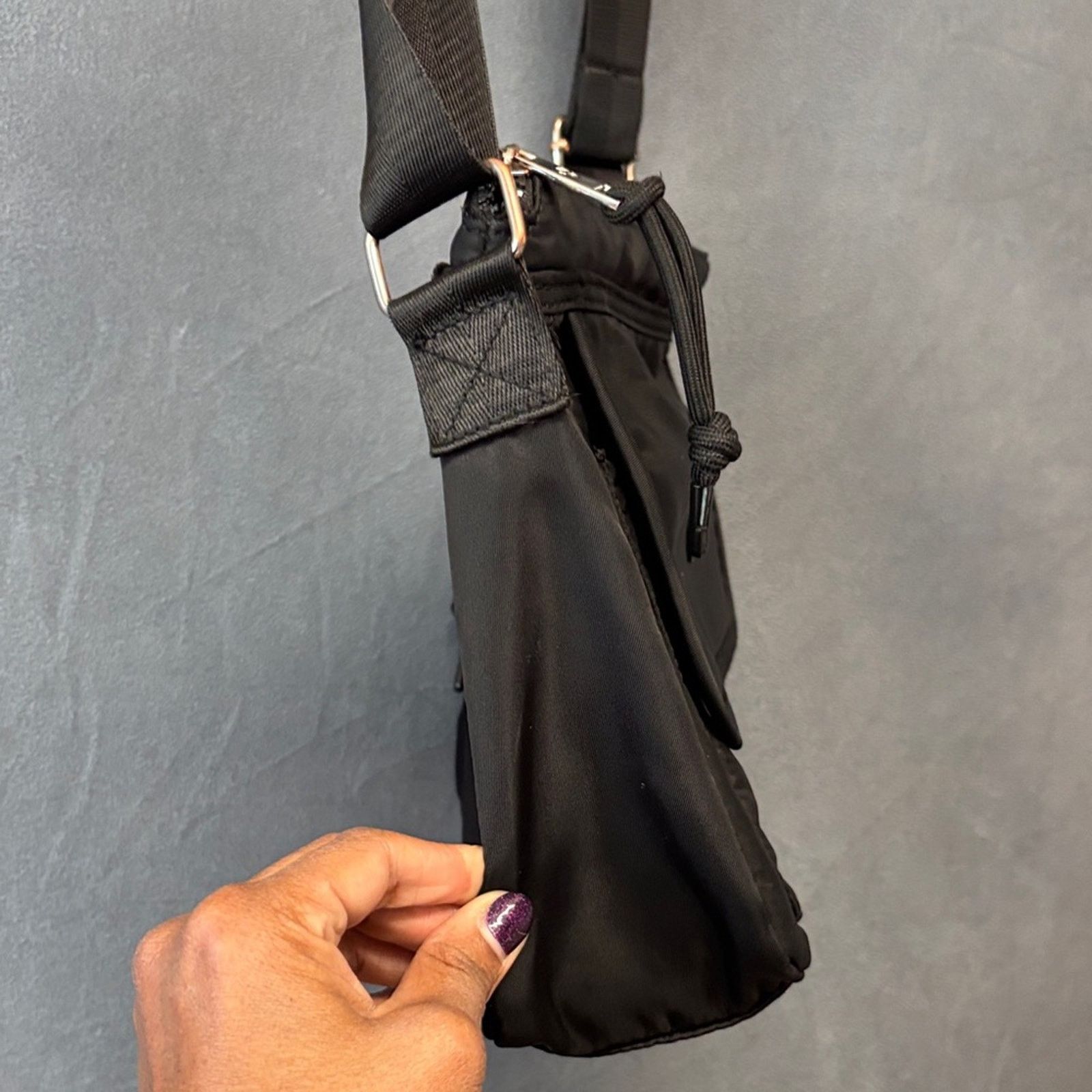 Other Bearpaw Black Nylon Crossbody Bag Adjustable Strap Light Size ONE SIZE - 5 Thumbnail