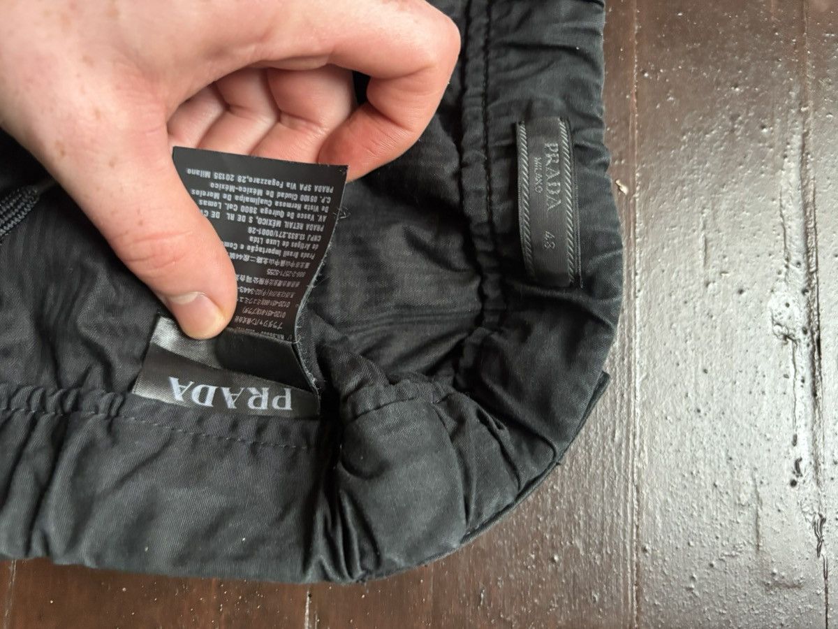 Prada Black Twill Strap Cuff Trackpants Size US 32 / EU 48 - 6 Thumbnail