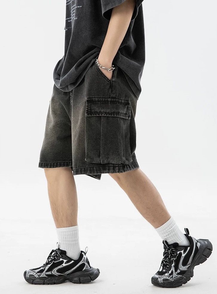 Vintage Streetwear Retro Cargo Pockets Shorts y2k Size US 30 / EU 46 - 3 Thumbnail