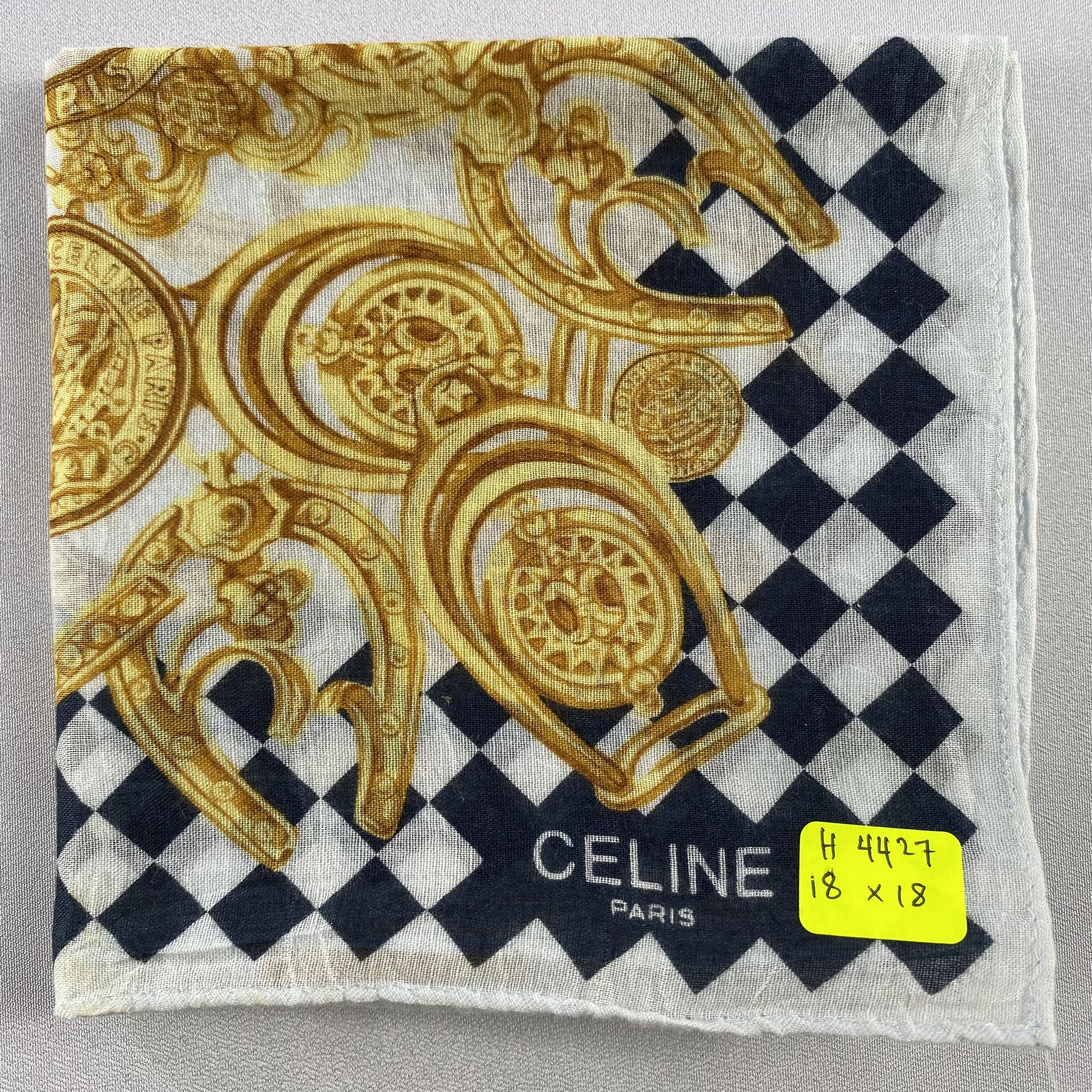Celine × Vintage Celine Bandana/ Handkerchief / Neckerchief Size ONE SIZE - 6 Thumbnail
