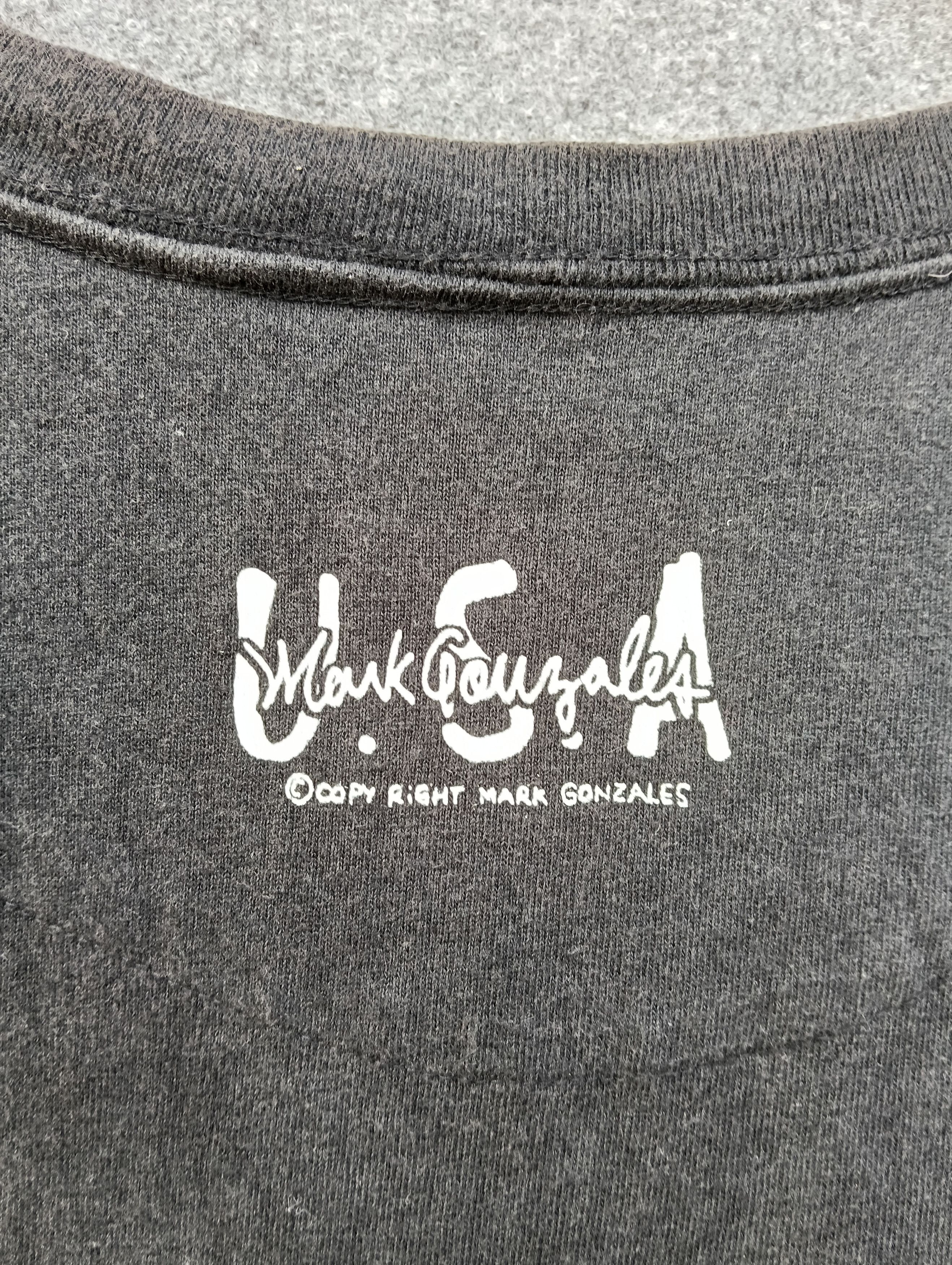 Welcome Skateboards Mark Gonzales x Back Number Faded Black T-shirt Size US XL / EU 56 / 4 - 10 Thumbnail
