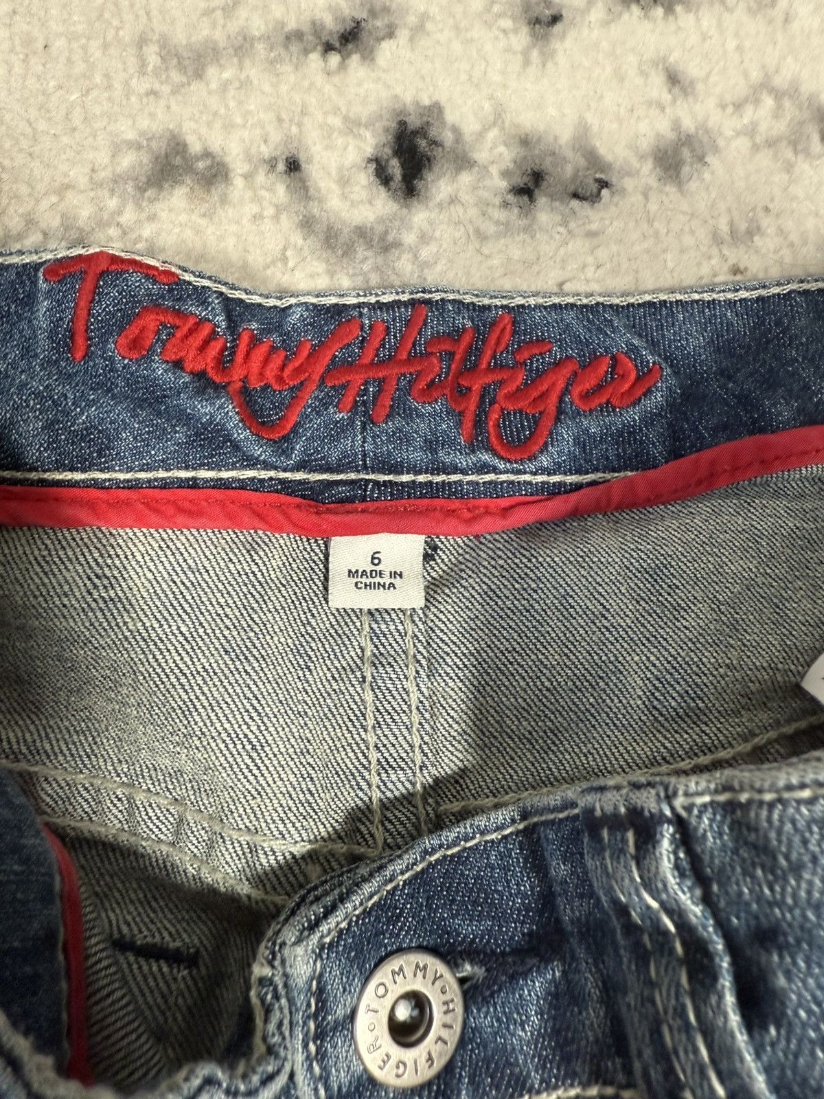 Tommy Hilfiger Y2K Tommy Hilfiger Denim Jeans Skirt Size 28" / US 6 / IT 42 - 6 Thumbnail