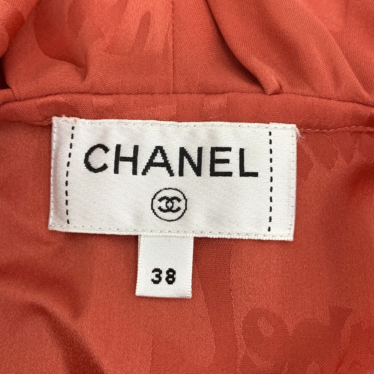 Chanel Chanel Silk Logo Jacquard Lace Trim Sleeveless Dress K26WX Size M / US 6-8 / IT 42-44 - 5 Thumbnail