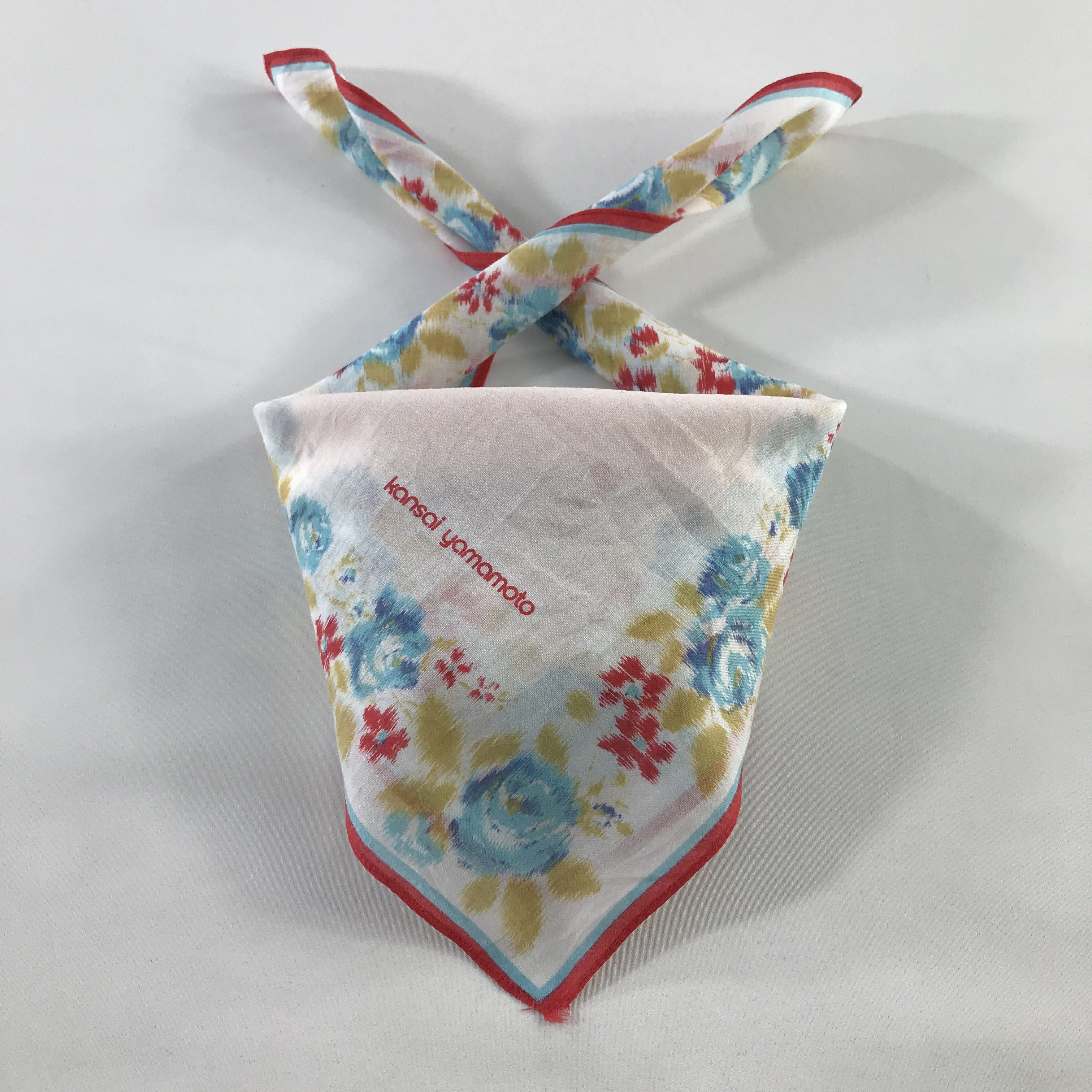 Kansai Yamamoto × Vintage Kansai Yamamoto Bandana / Handkerchief / Neckerchief - S1155 Size ONE SIZE - 3 Thumbnail