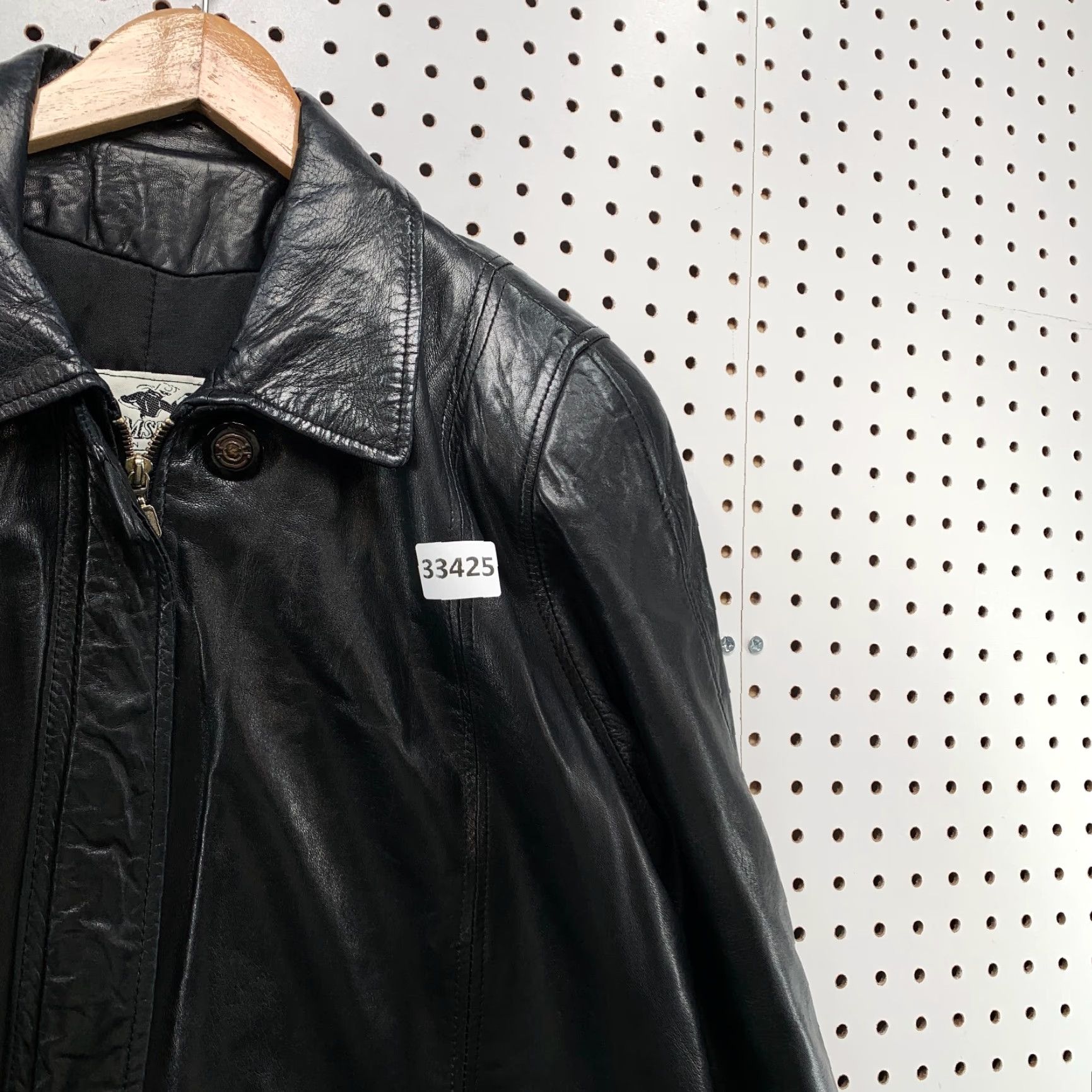 Vintage VINTAGE Damselle Leather Jacket Womens Medium Black Long Sleeve Super Soft 90s Size M / US 6-8 / IT 42-44 - 5 Thumbnail