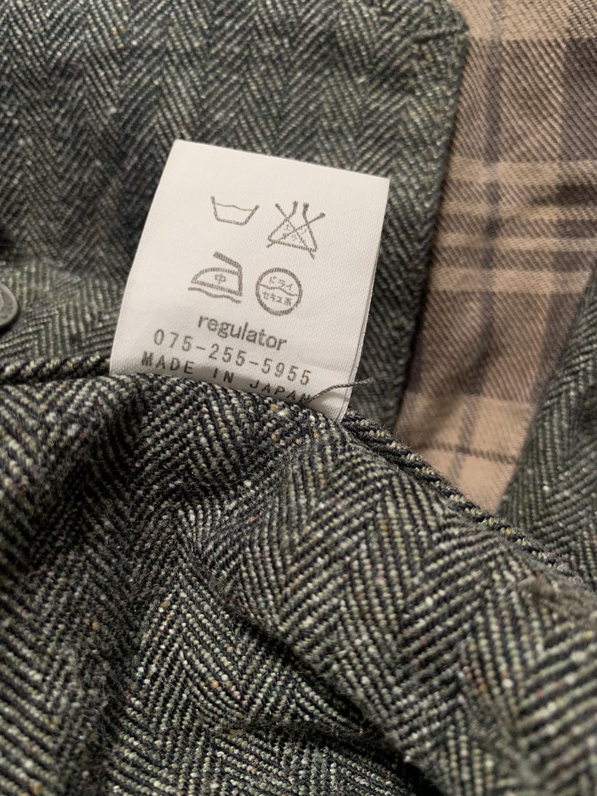 Beauty Beast × If Six Was Nine × Japanese Brand Regulator japan plaid mix with herringbone multi pocket pant Size US 32 / EU 48 - 7 Thumbnail