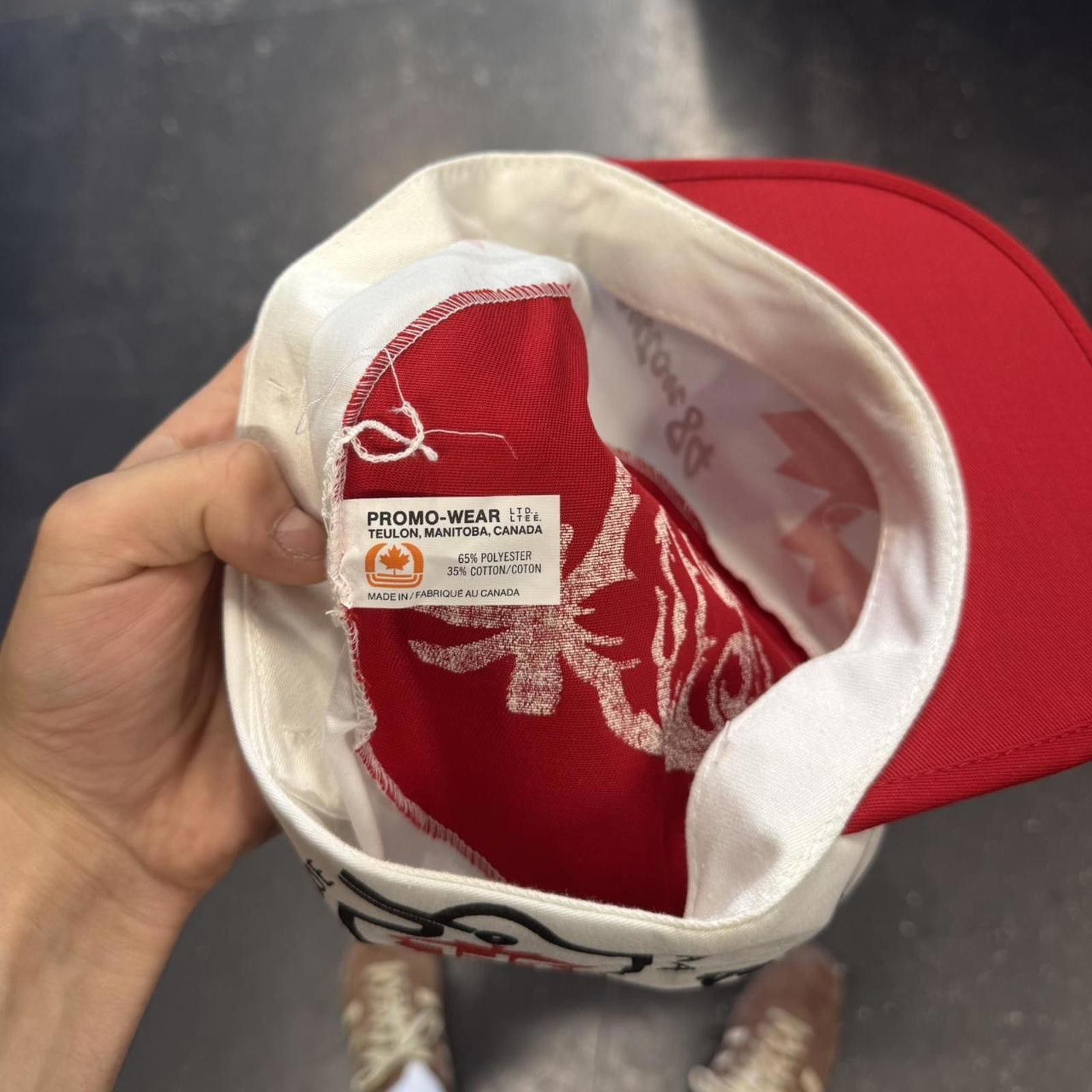 Vintage 1984 Edmonton CFL KFC Hat Size ONE SIZE - 7 Thumbnail