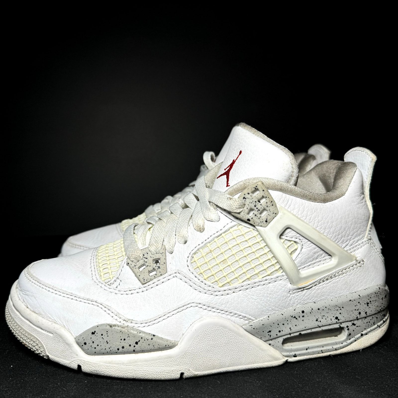 Jordan Brand × Nike Size 6 - Nike Air Jordan 4 Retro GS White Oreo Men's Shoes Size US 6 / EU 39 - 8 Thumbnail