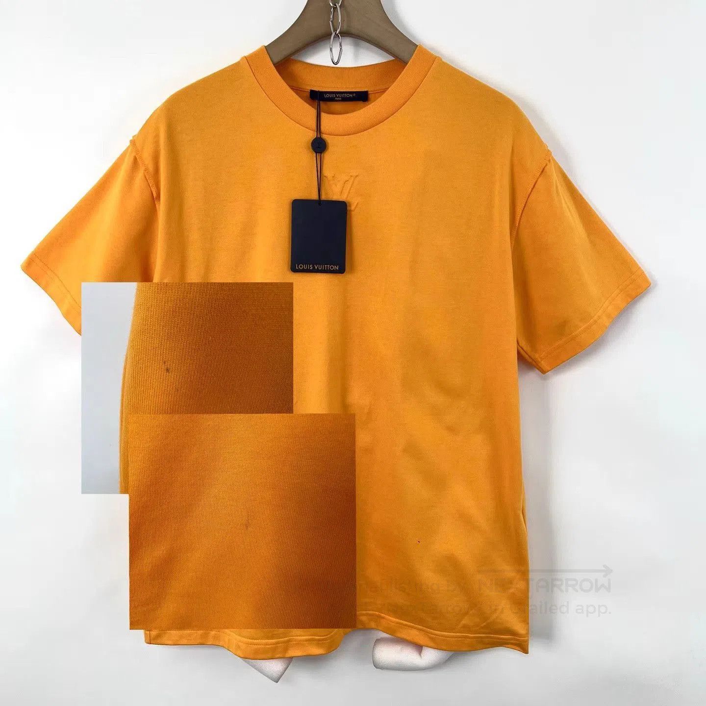 Louis Vuitton Orange Short-Sleeve Crewneck Shirt Size M. Size US M / EU 48-50 / 2 - 7 Thumbnail