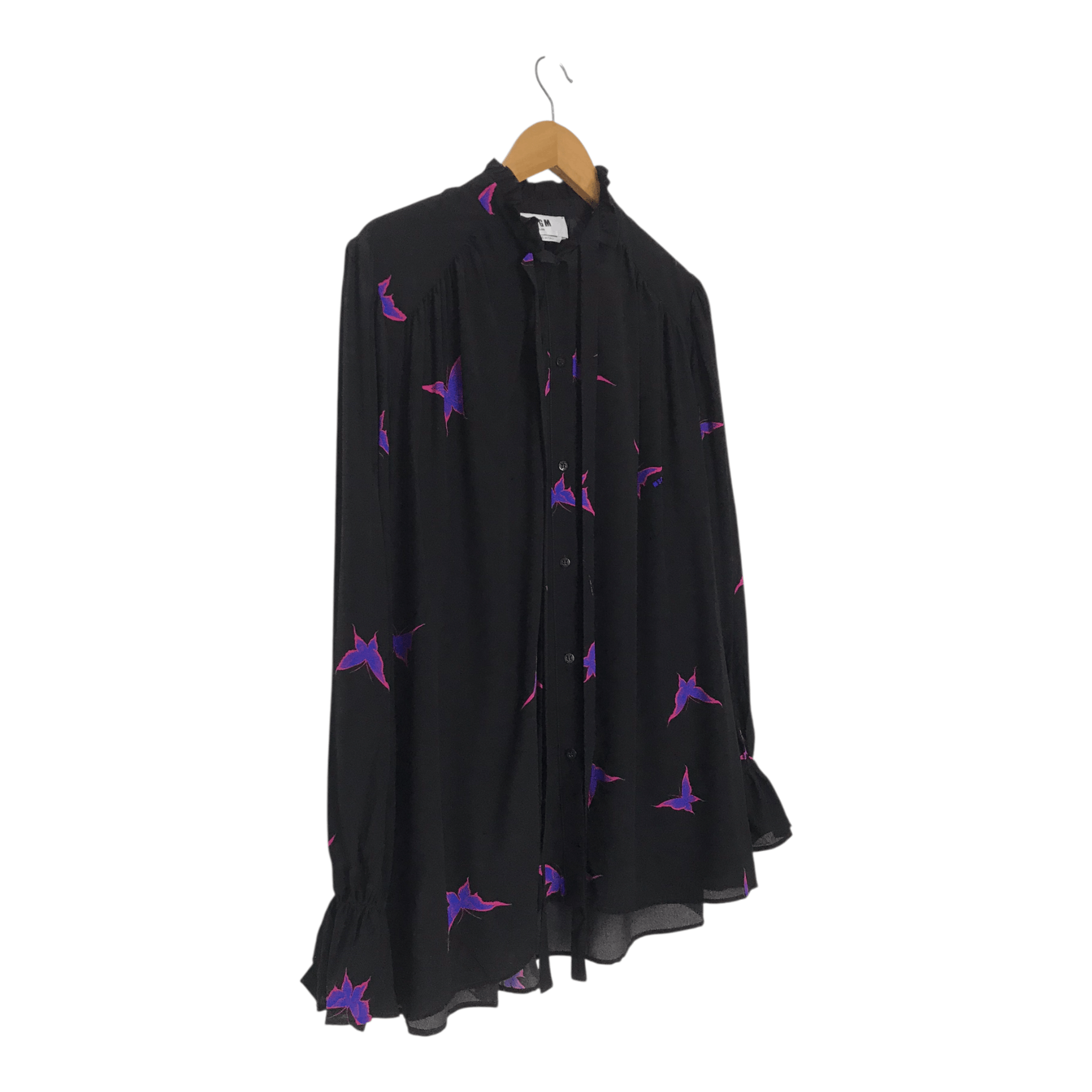 MSGM MSGM Milano Butterfly Button Shirt Size M / US 6-8 / IT 42-44 - 2 Thumbnail