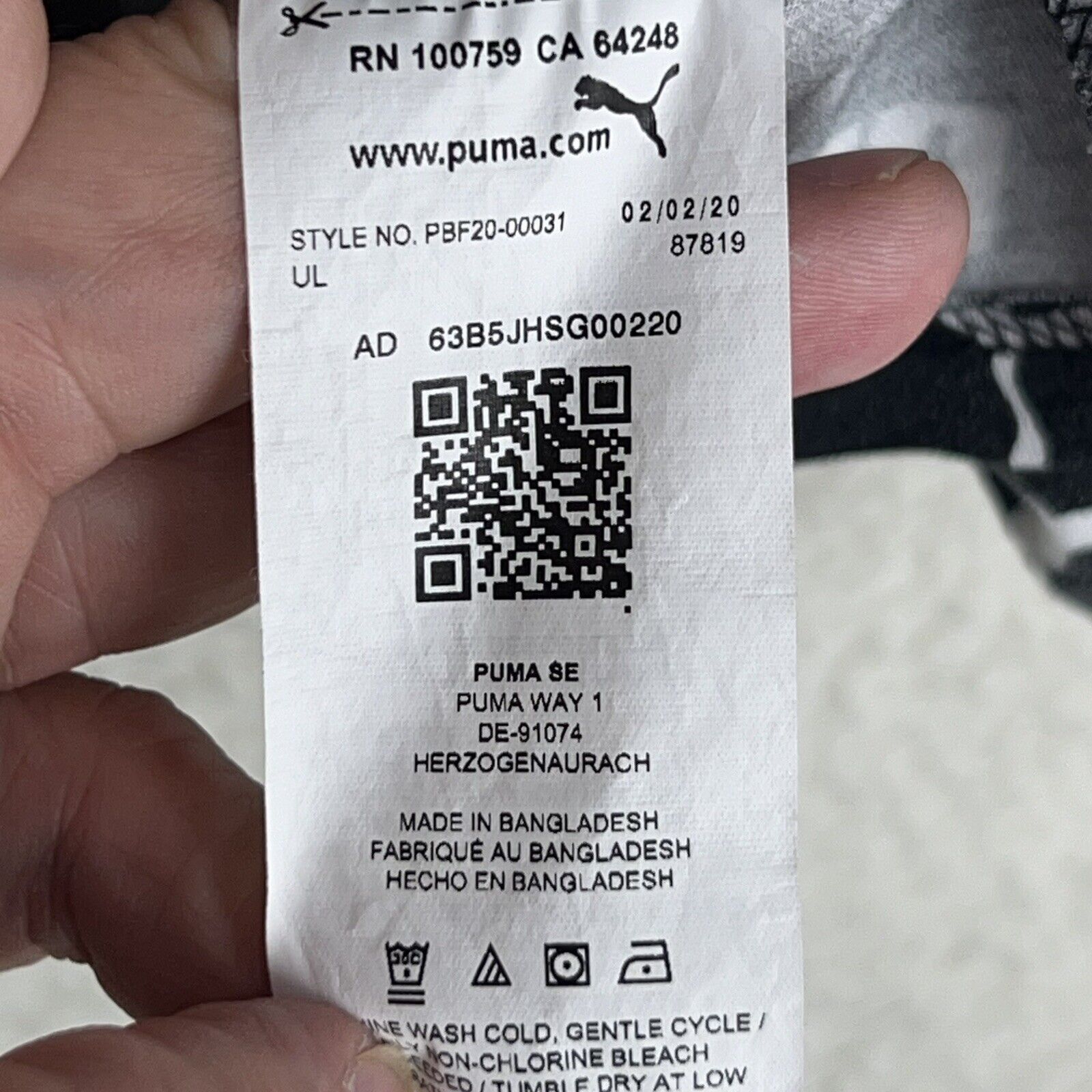 Puma Puma youth size 8 unisex T-Shirt Black White Size M / US 6-8 / IT 42-44 - 7 Thumbnail