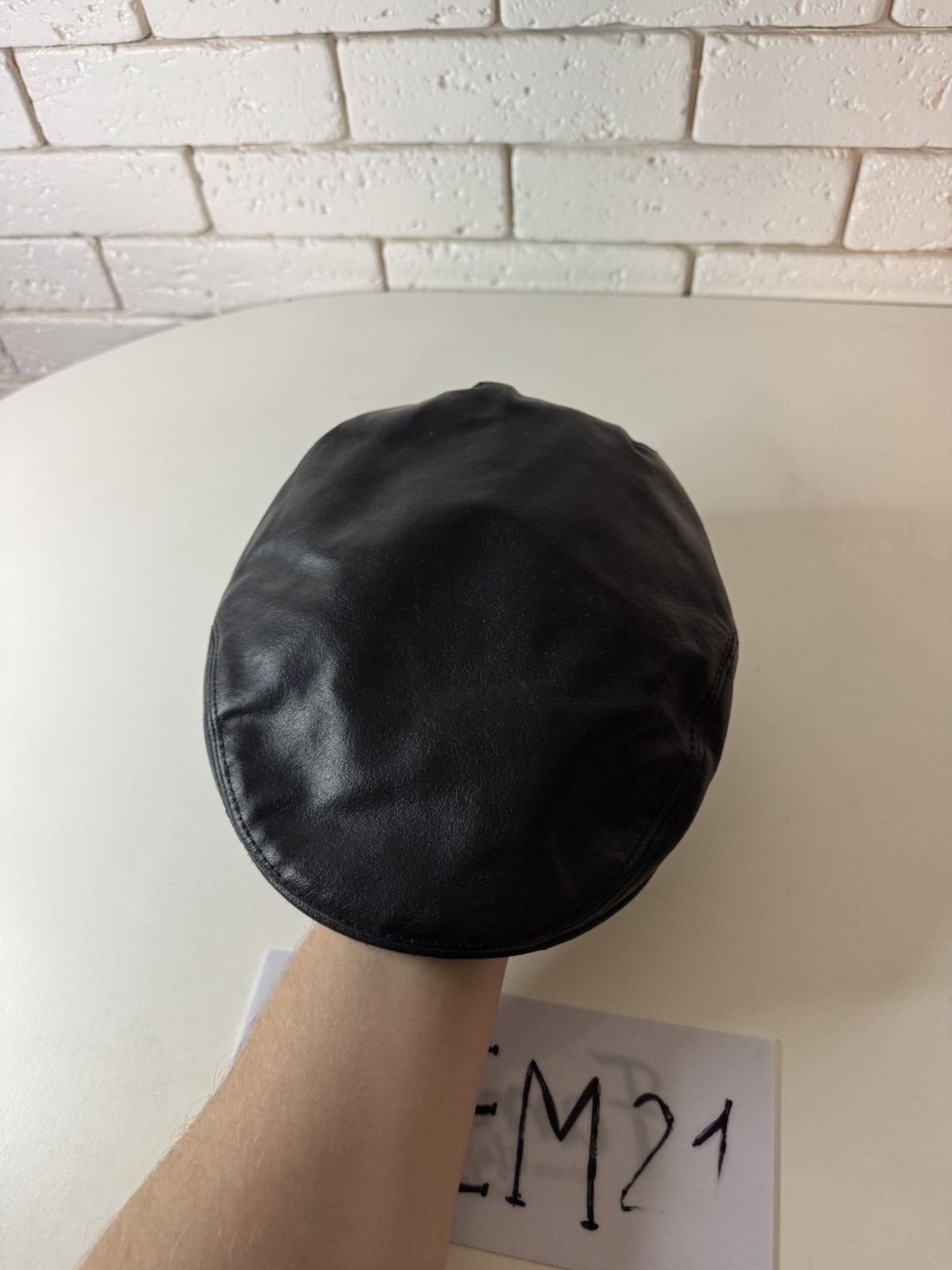 Other Genuine leather vintage cap hat Size ONE SIZE - 2 Thumbnail