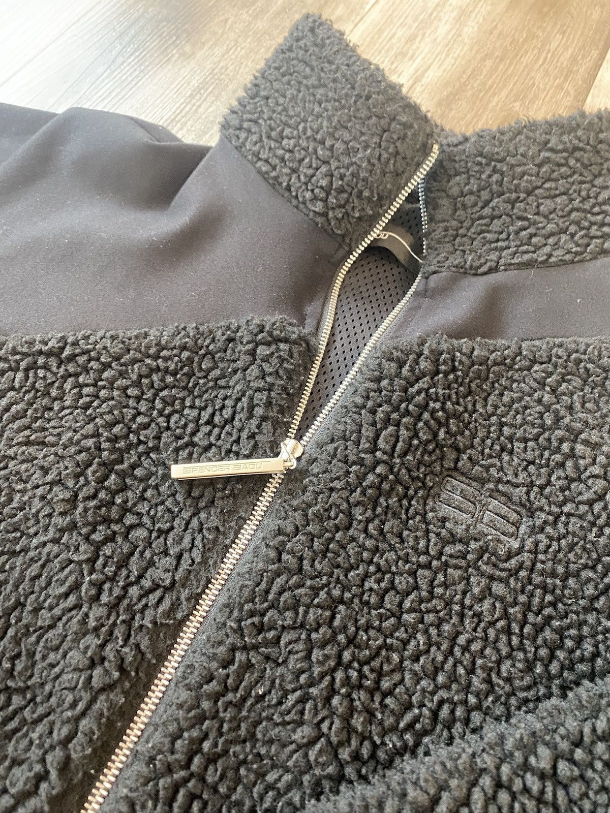 SPENCER BADU Spencer Badu Asymmetrical Fleece Jacket Size US XS / EU 42 / 0 - 2 Thumbnail