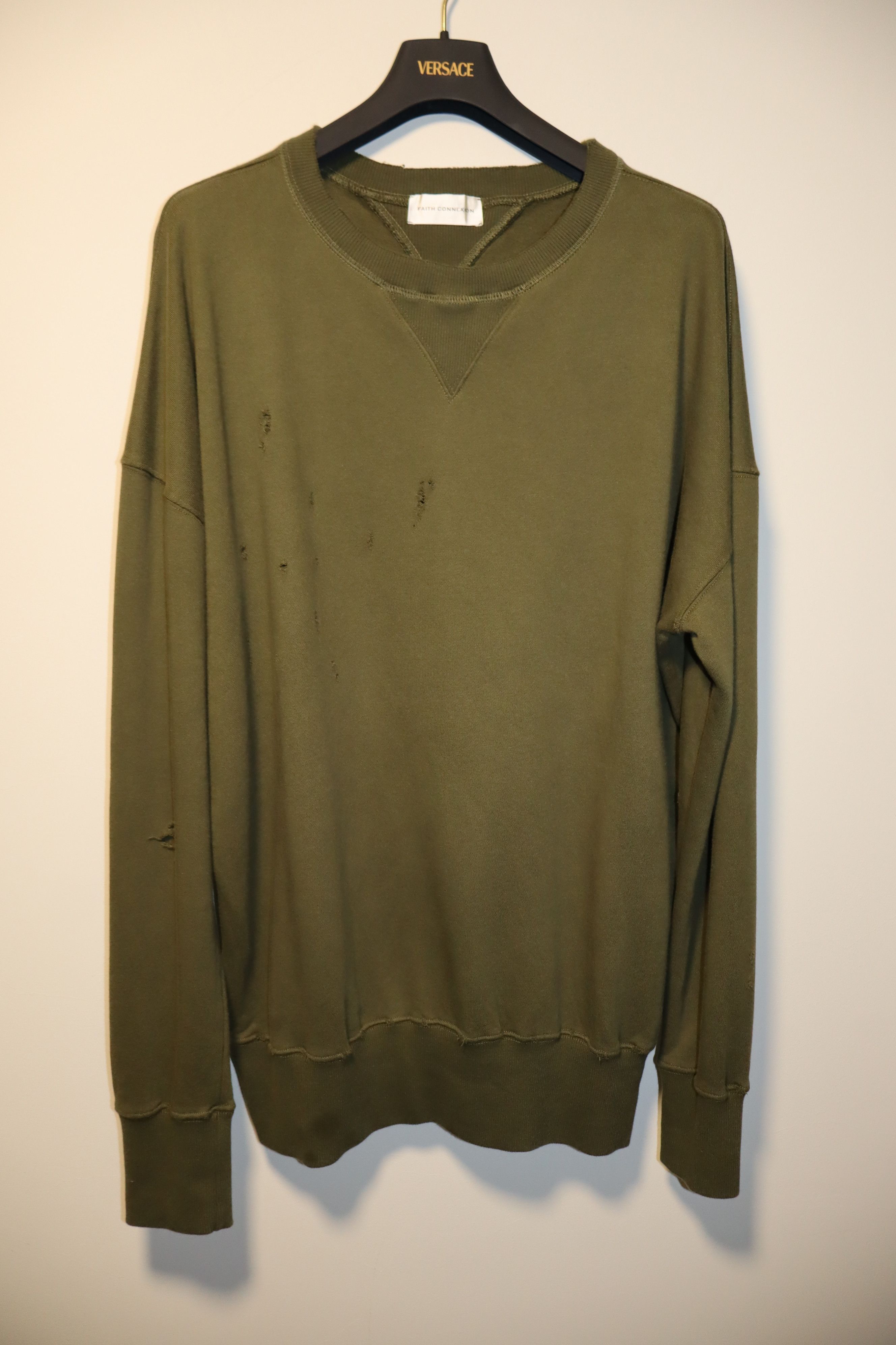 Faith Connexion Destroy raglan sweatshirt Size US L / EU 52-54 / 3 - 4 Thumbnail