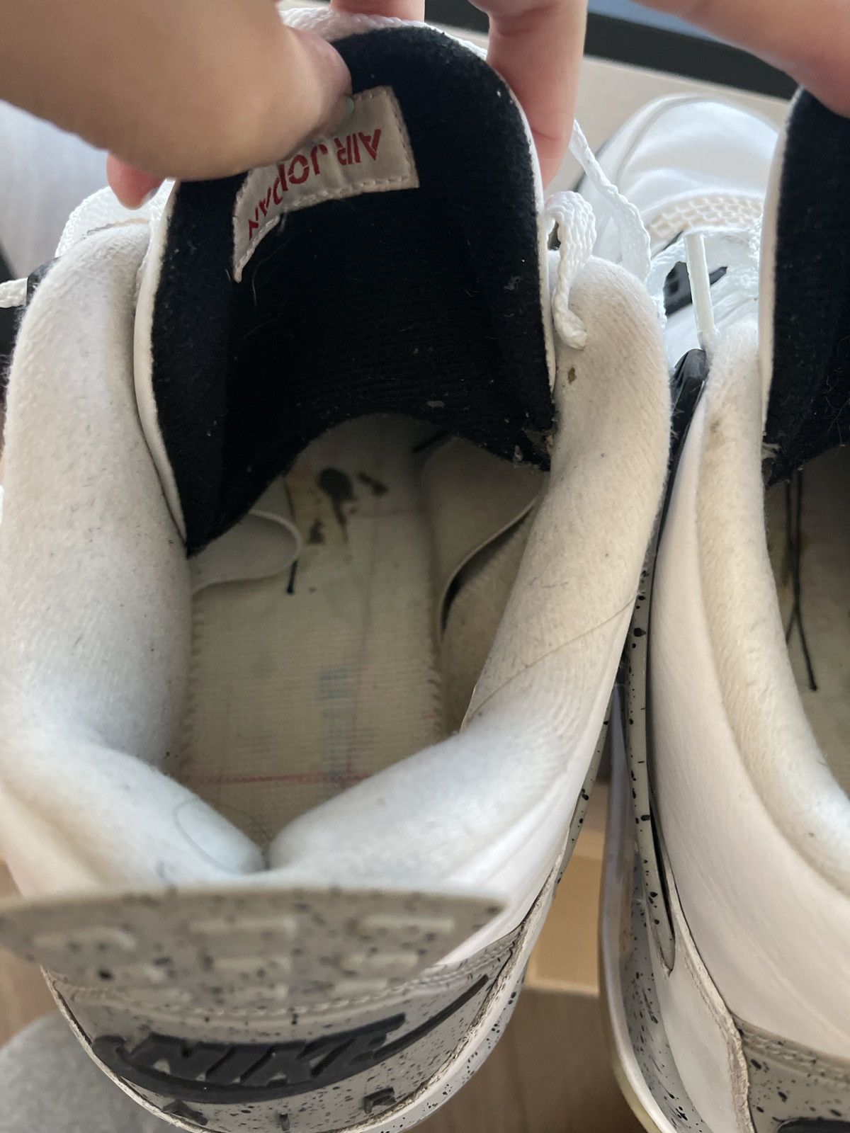 Jordan Brand Air Jordan 4 Retro OG ‘White Cement’ 2016 Size US 13 / EU 46 - 16 Thumbnail