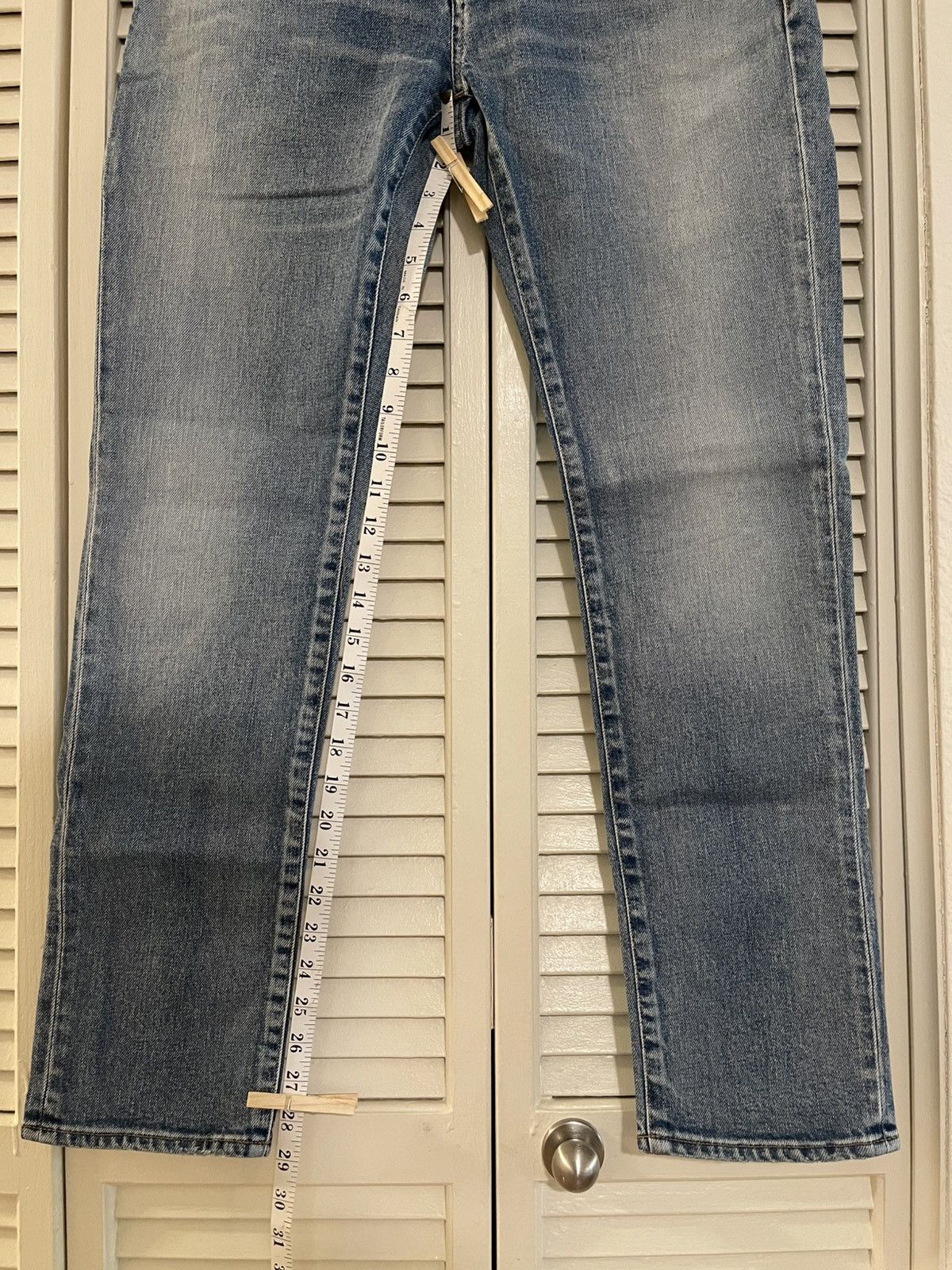Saint Laurent Paris Saint Laurent Skinny Jeans Size US 31 - 6 Thumbnail