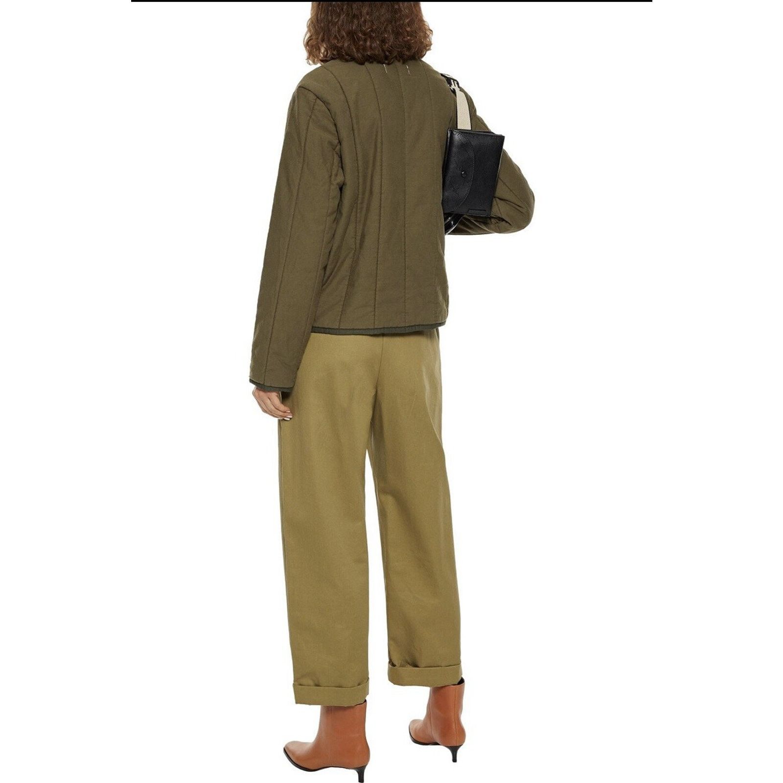 Rag & Bone Rag & Bone Woman Cotton Canvas Jacket Army Green S A003039 Size S / US 4 / IT 40 - 9 Thumbnail