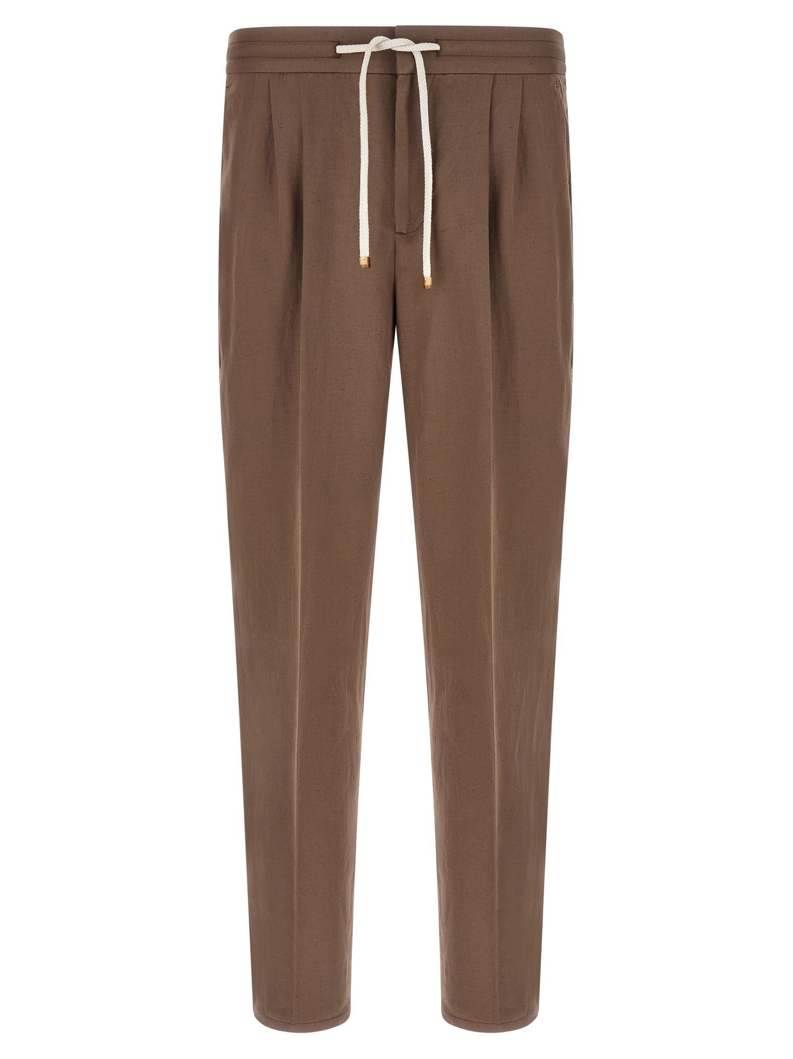 Brunello Cucinelli Linen Trousers Size US 30 / EU 46 - 1 Thumbnail