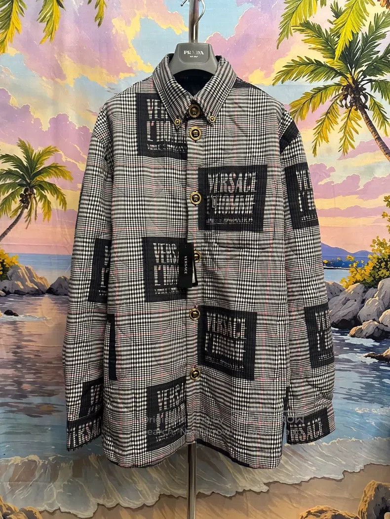 Versace Versace Thin cotton coat Size US XL / EU 56 / 4 - 1 Thumbnail