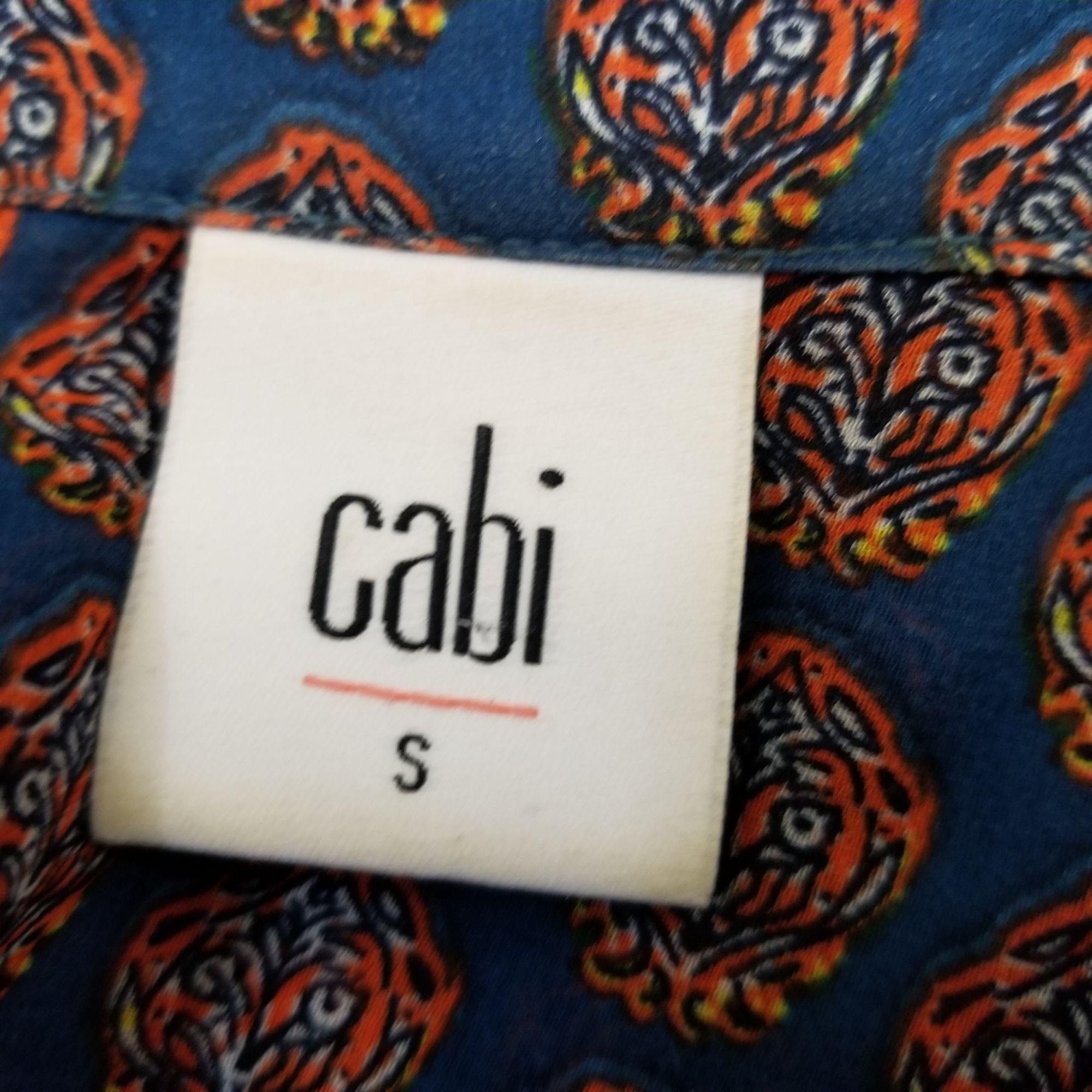 Other Cabi S Kyoto Blossom Medallion Reign Top Blue Semi Sheer Ruf Size S / US 4 / IT 40 - 3 Thumbnail