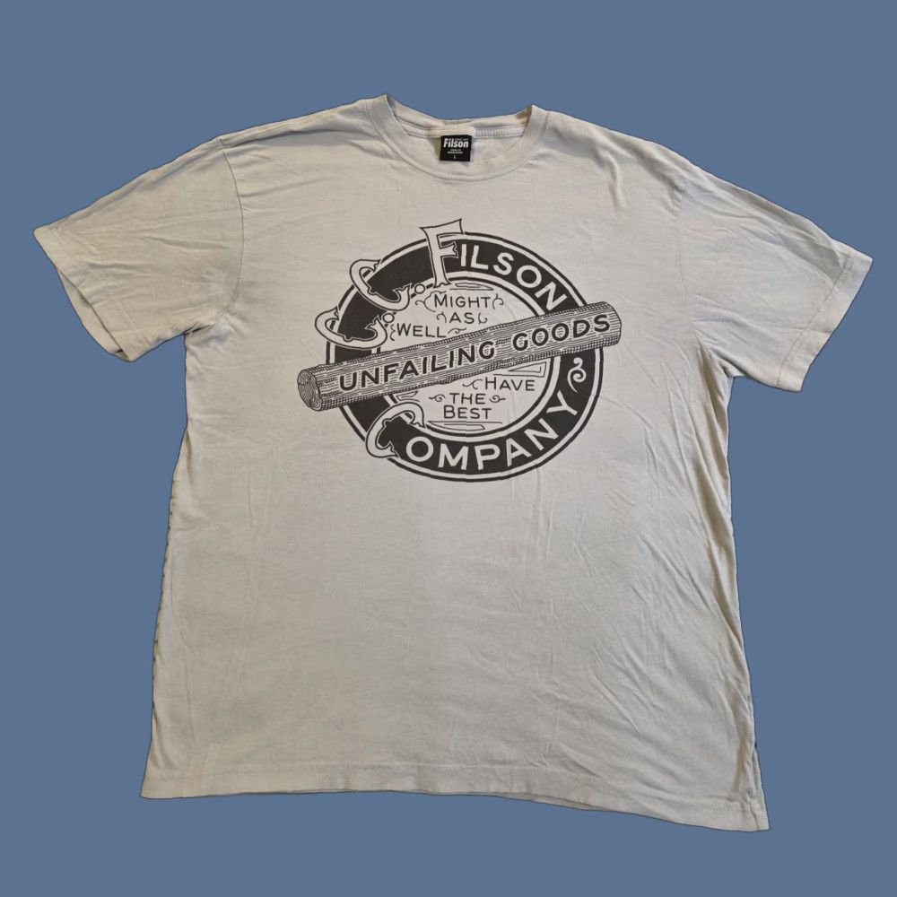 Filson Filson CC Ranger Graphic T Shirt Light Gray Men Size Large Outdoor Retro Ccotton? Size US L / EU 52-54 / 3 - 1 Thumbnail
