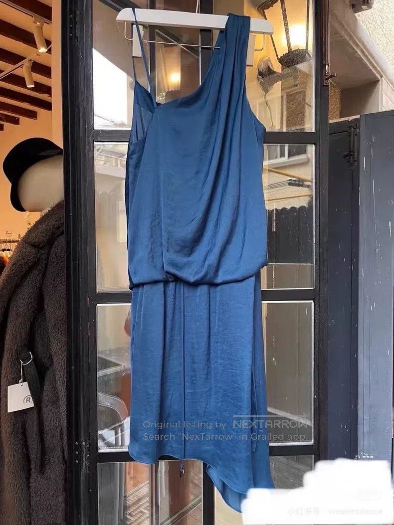 Helmut Lang Helmut Lang size 4 Teal Color Shaped Dress Size XS / US 0-2 / IT 36-38 - 5 Thumbnail