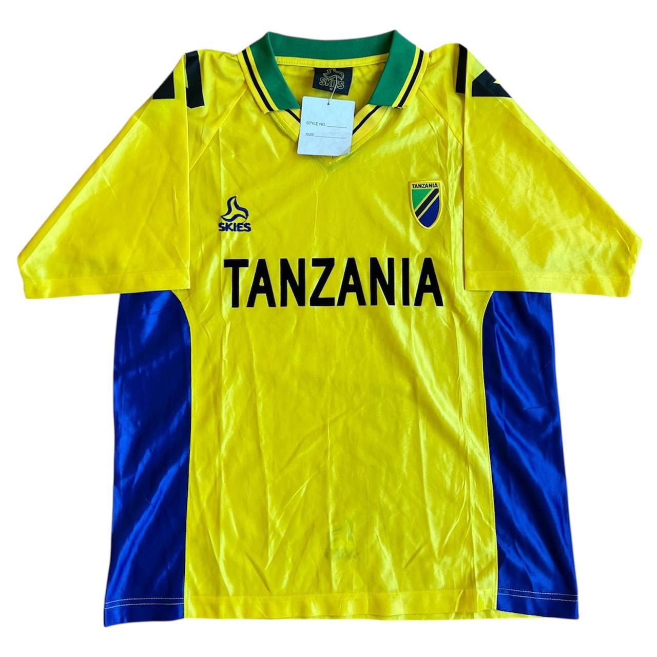 Vintage NEW! 2003/06 TANZANIA TEAM AWAY SOCCER FOOTBALL JERSEY SKIES Size US M / EU 48-50 / 2 - 1 Thumbnail
