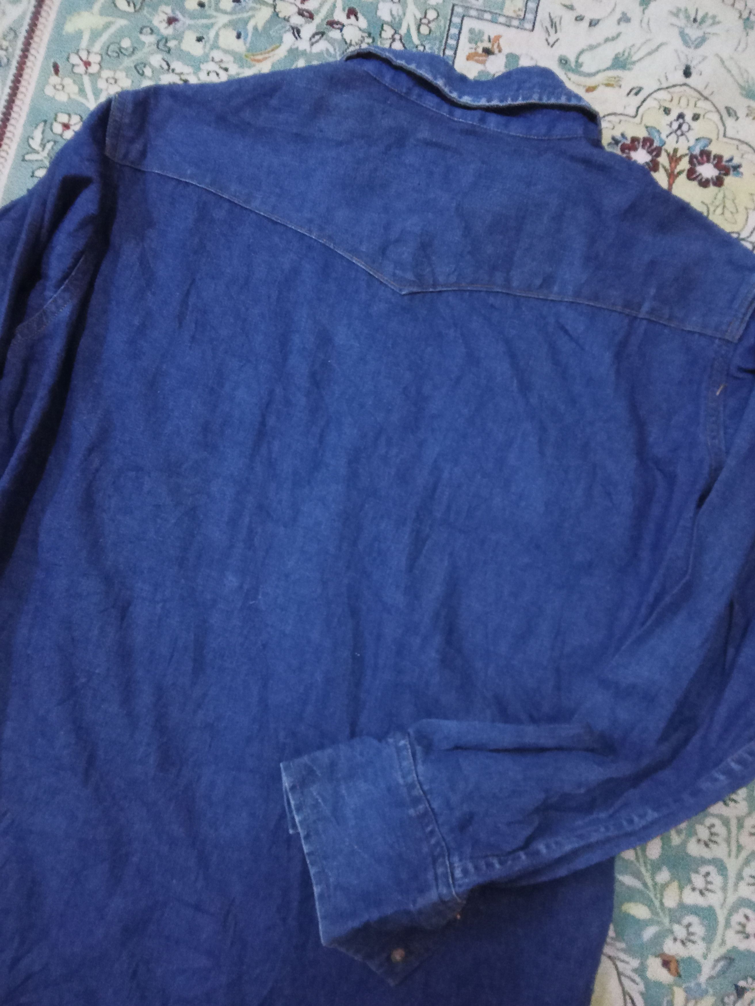 Edwin Edwin Vintage Selvedge Denim Western Snap Buttons Shirt Size M / US 6-8 / IT 42-44 - 2 Thumbnail
