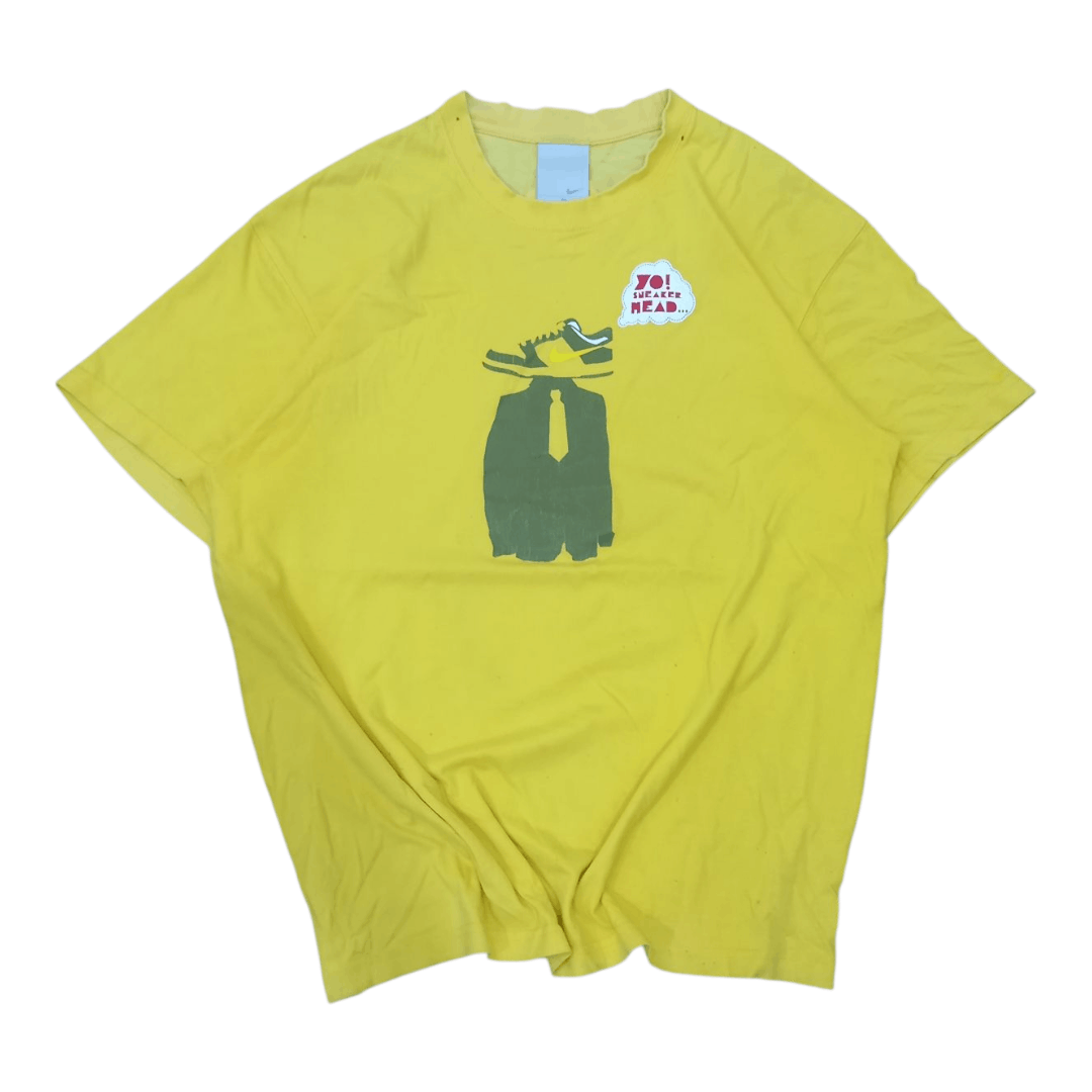 Nike Rare Vintage Y2K Nike "Yo! Sneaker Head..." Tee Size US XL / EU 56 / 4 - 1 Thumbnail