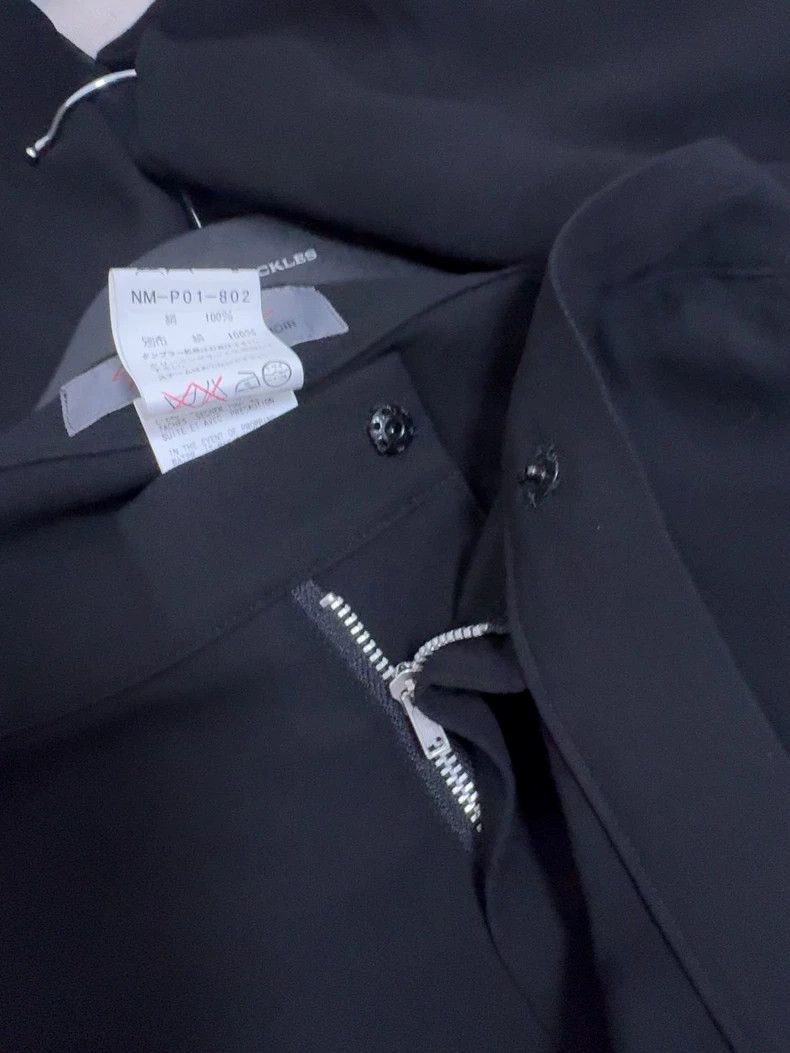 Yohji Yamamoto Yohji Yamamoto size 2 Black Silk Pants Size US 28 / EU 44 - 8 Thumbnail