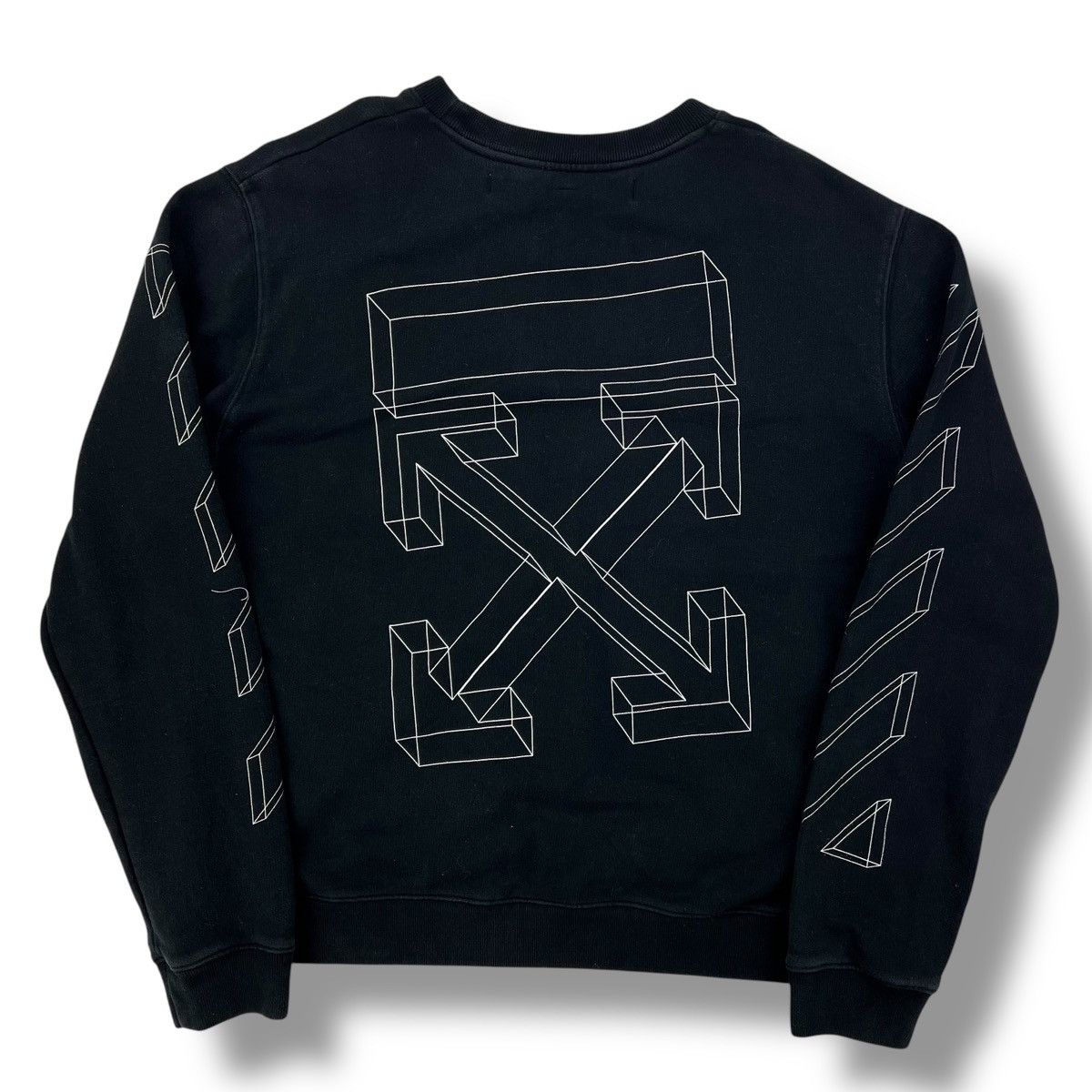 Off-White Off-White 3D Arrows Black Sweatshirt Size US XL / EU 56 / 4 - 2 Thumbnail