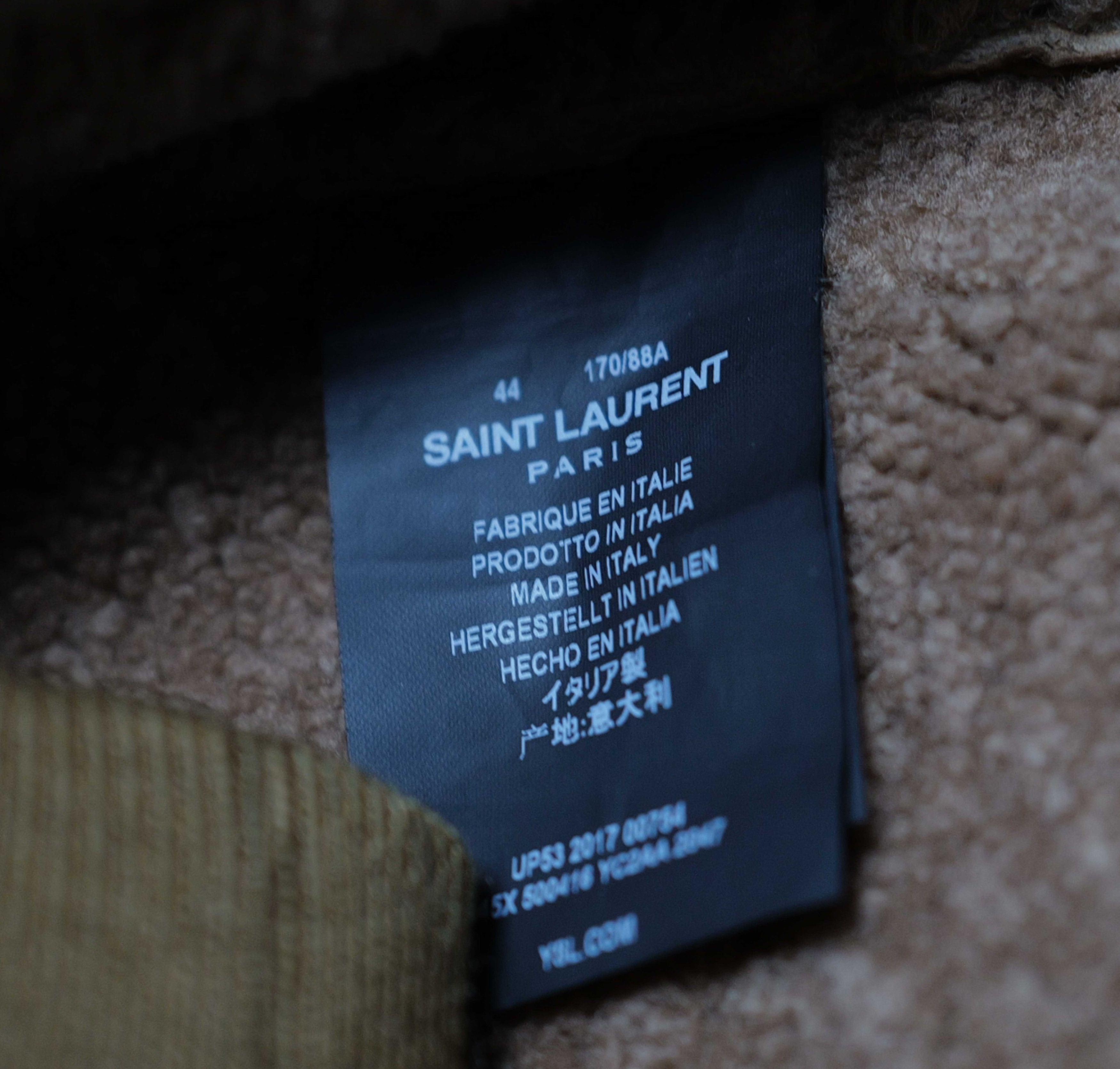 Saint Laurent Paris Saint Laurent Shearling Suede Bomber Jacket Size US S / EU 44-46 / 1 - 5 Thumbnail