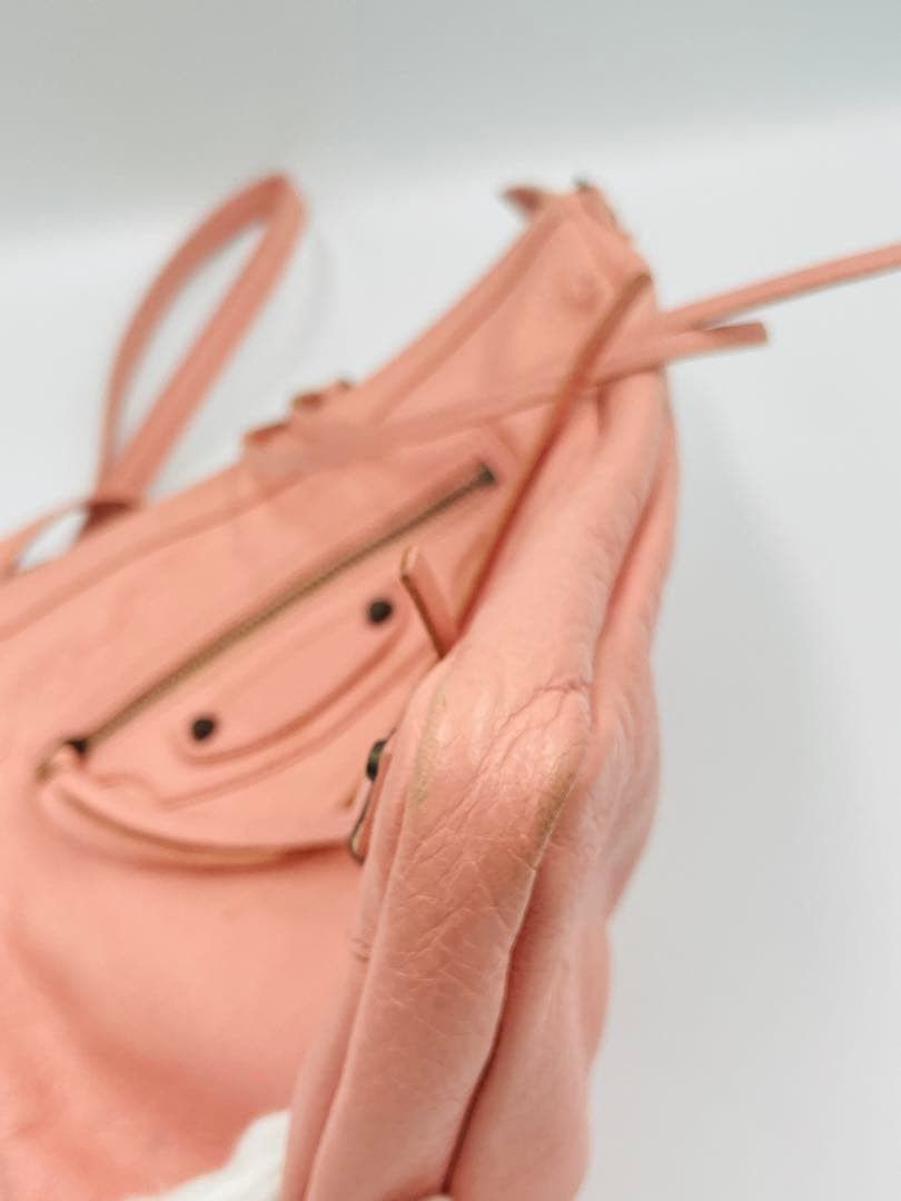 Balenciaga Balenciaga Le City Vertical Crossbody Pink Lambskin Size ONE SIZE - 4 Thumbnail